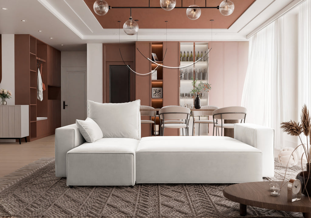 Ecksofa mit Schlaffunktion Tobi Velour