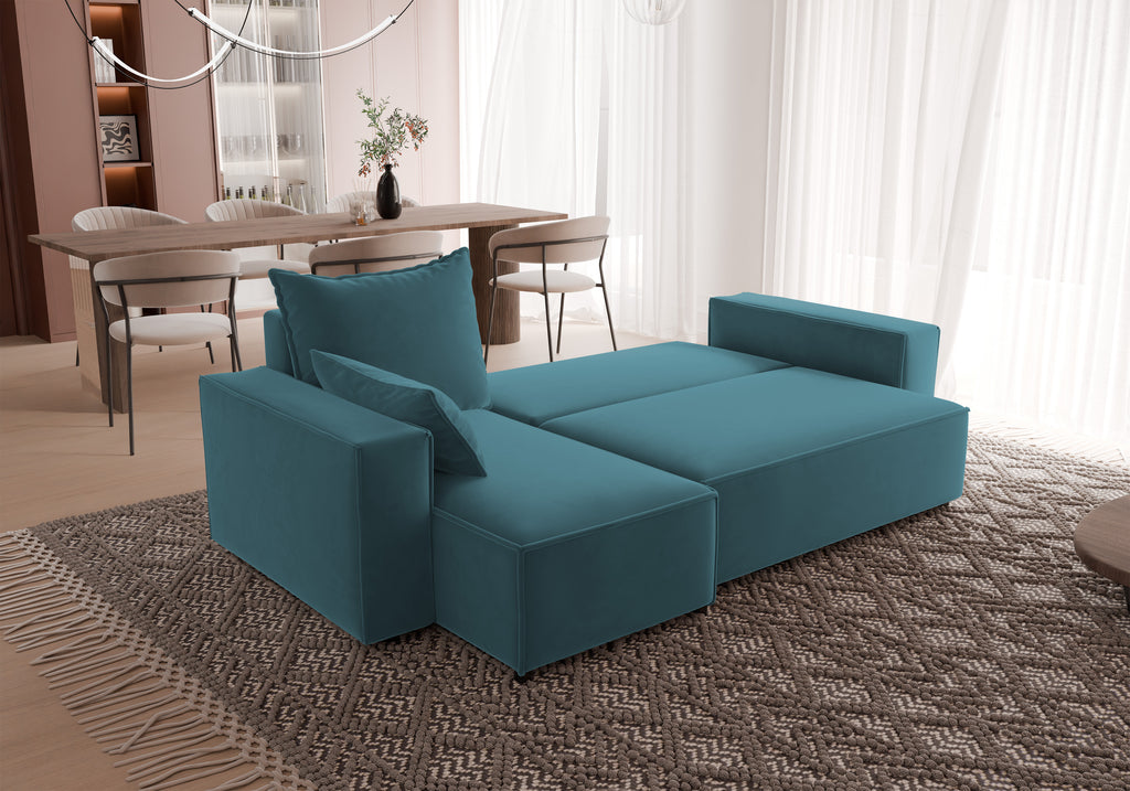 Ecksofa mit Schlaffunktion Tobi Velour