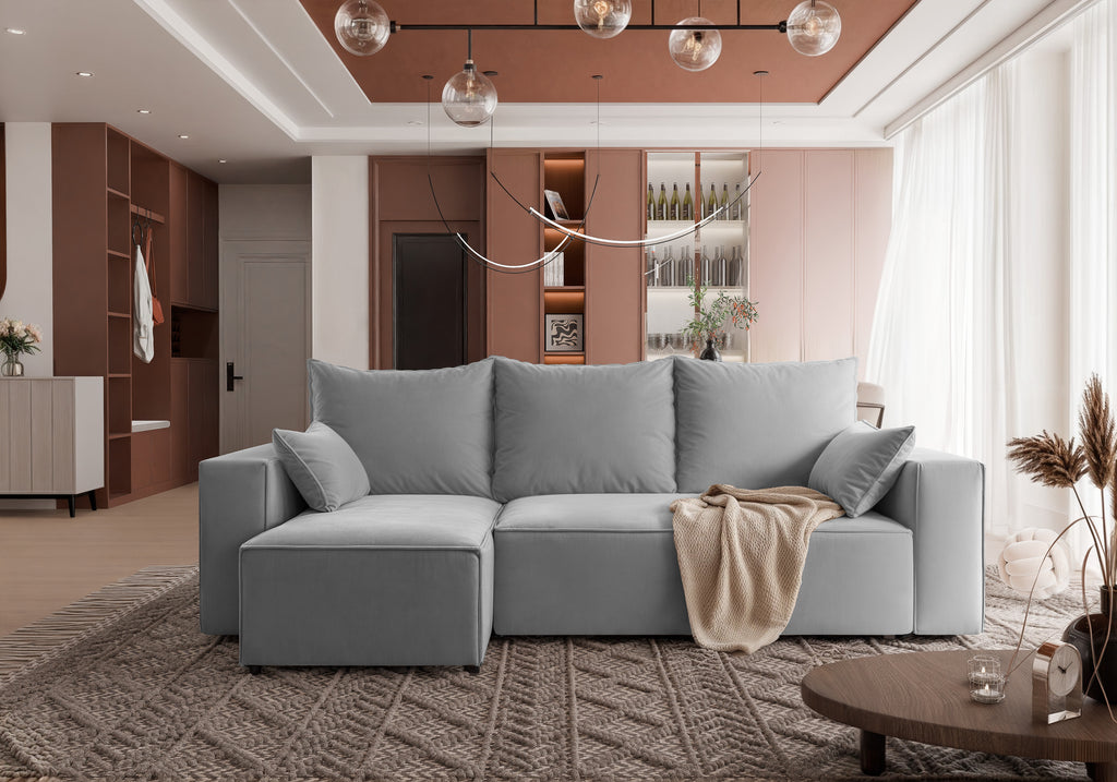 Ecksofa mit Schlaffunktion Tobi Velour