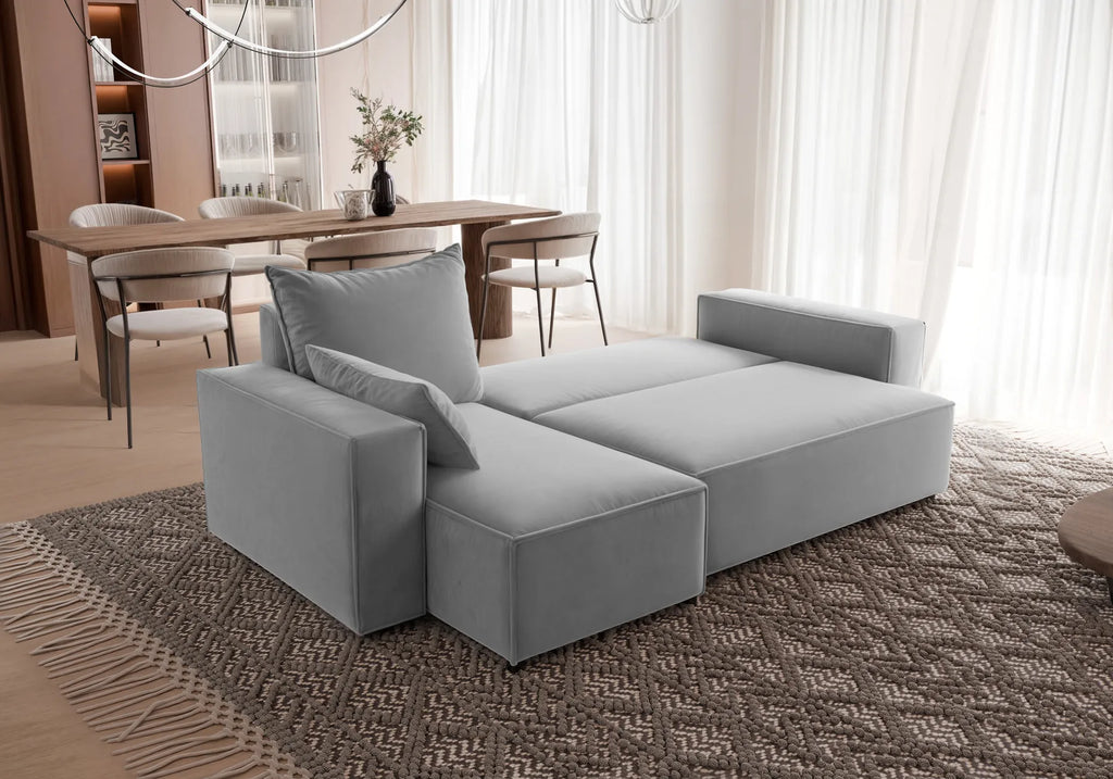 Ecksofa mit Schlaffunktion Tobi Velour