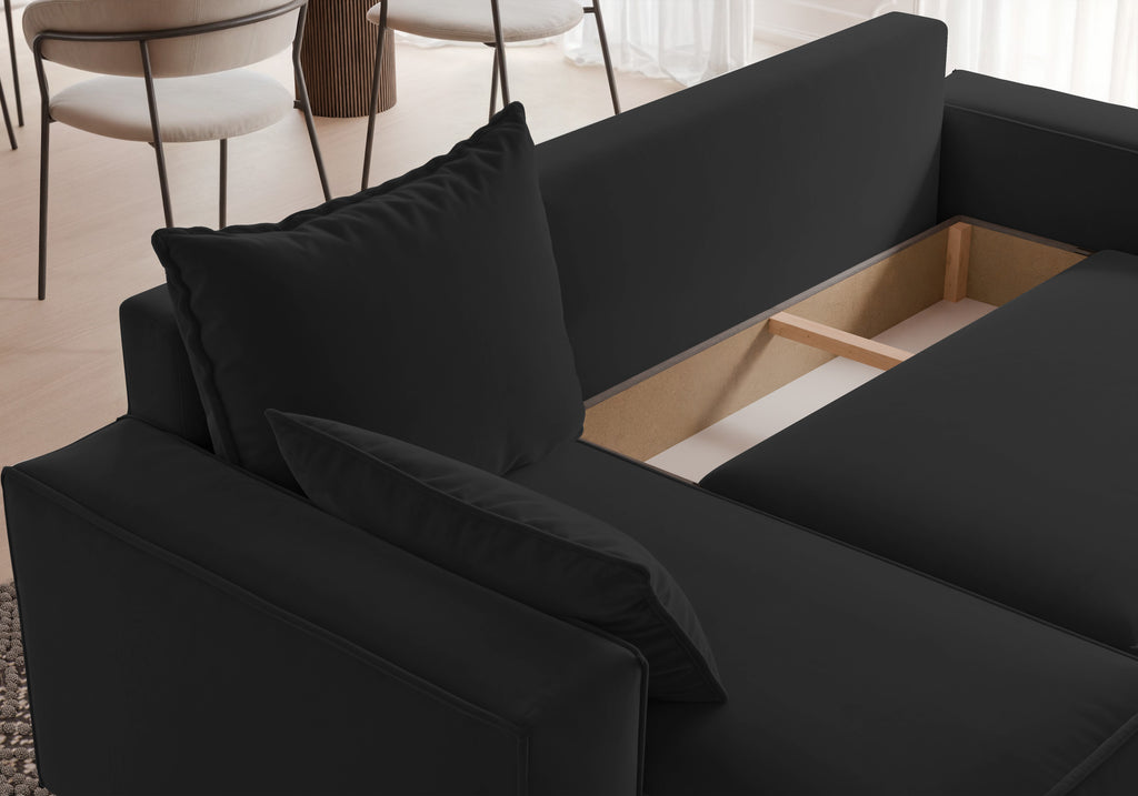 Ecksofa mit Schlaffunktion Tobi Velour