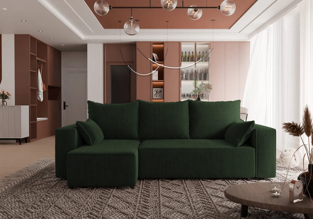 Ecksofa mit Schlaffunktion Tobi Cord Poso