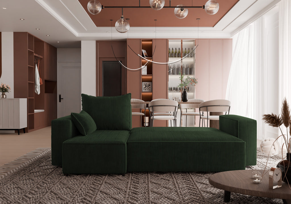 Ecksofa mit Schlaffunktion Tobi Cord Poso