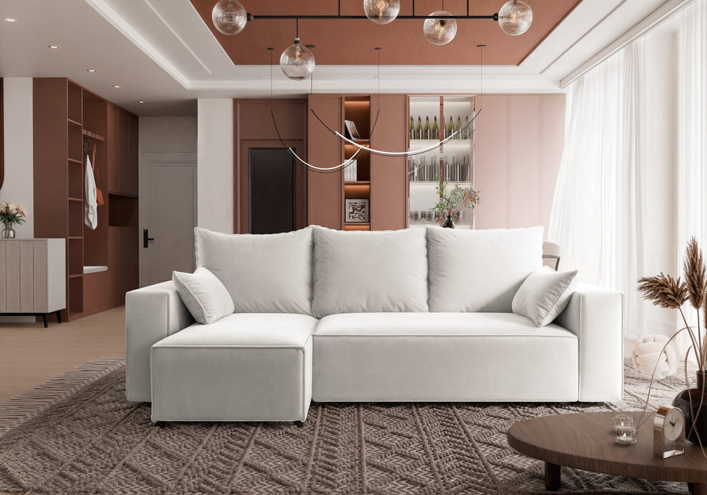 Ecksofa mit Schlaffunktion Tobi Velour