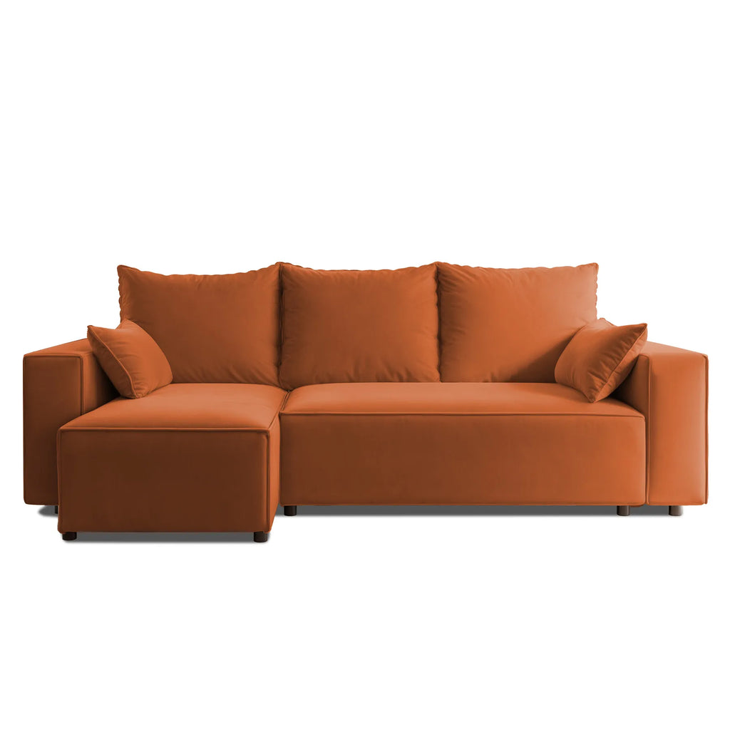Ecksofa mit Schlaffunktion Tobi Velour