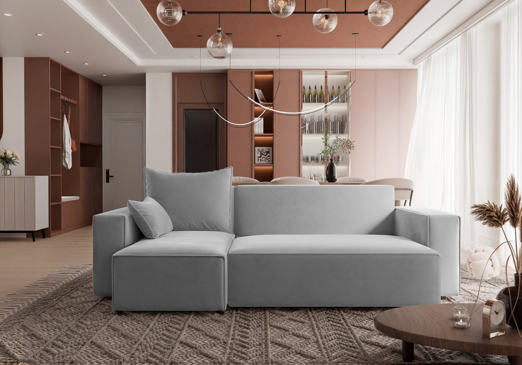 Ecksofa mit Schlaffunktion Tobi Velour