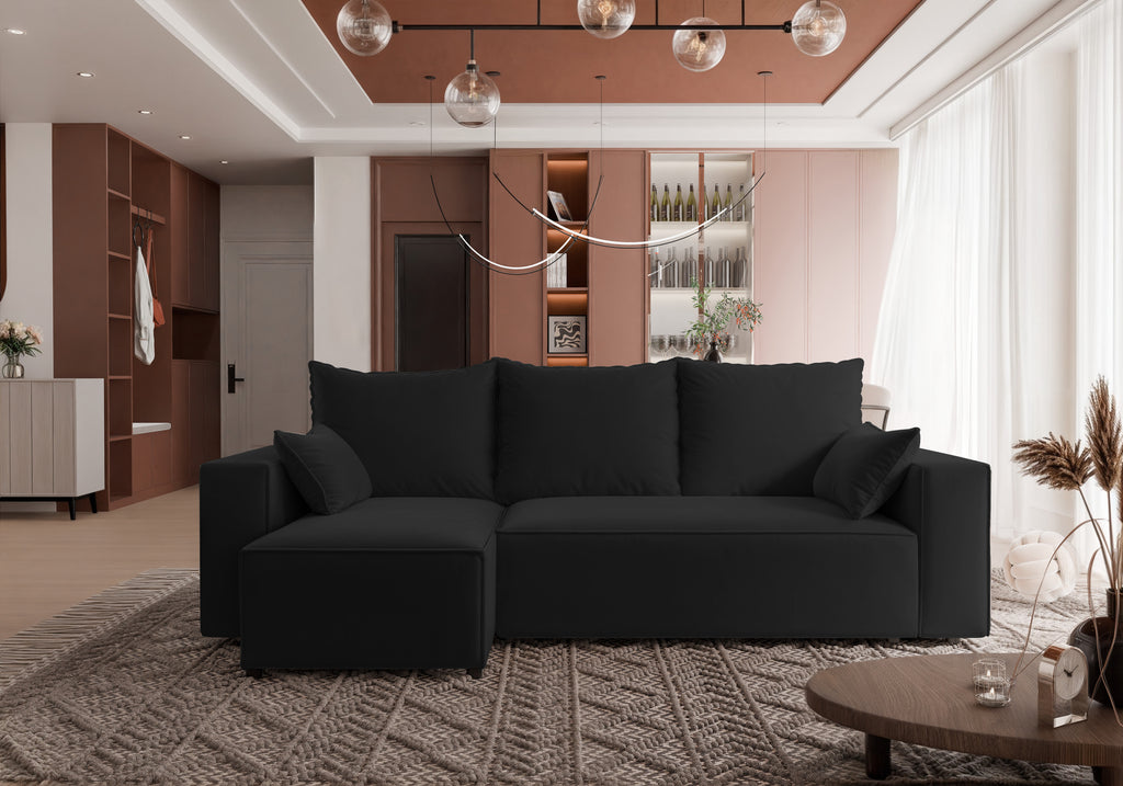 Ecksofa mit Schlaffunktion Tobi Velour