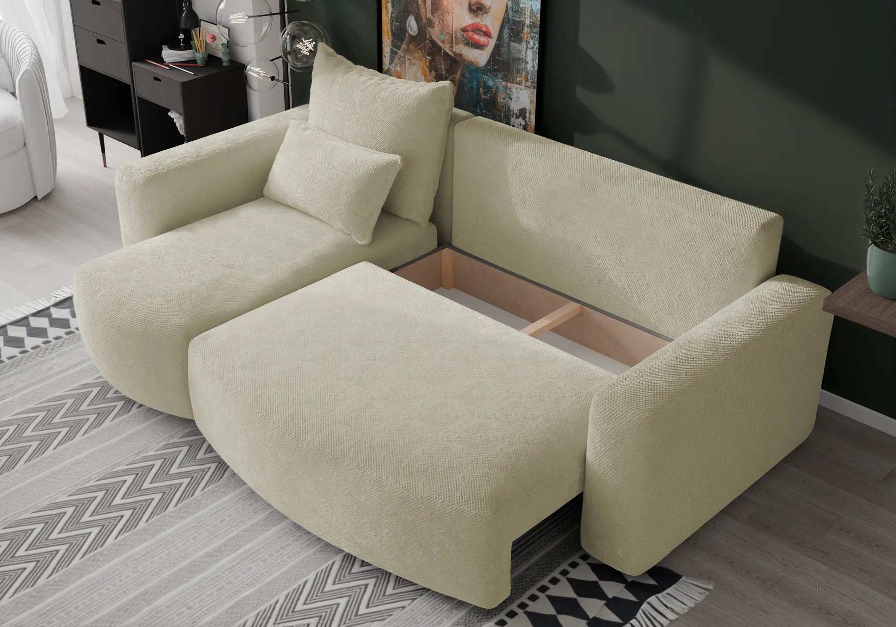 Ecksofa mit Schlaffunktion Travis Plush
