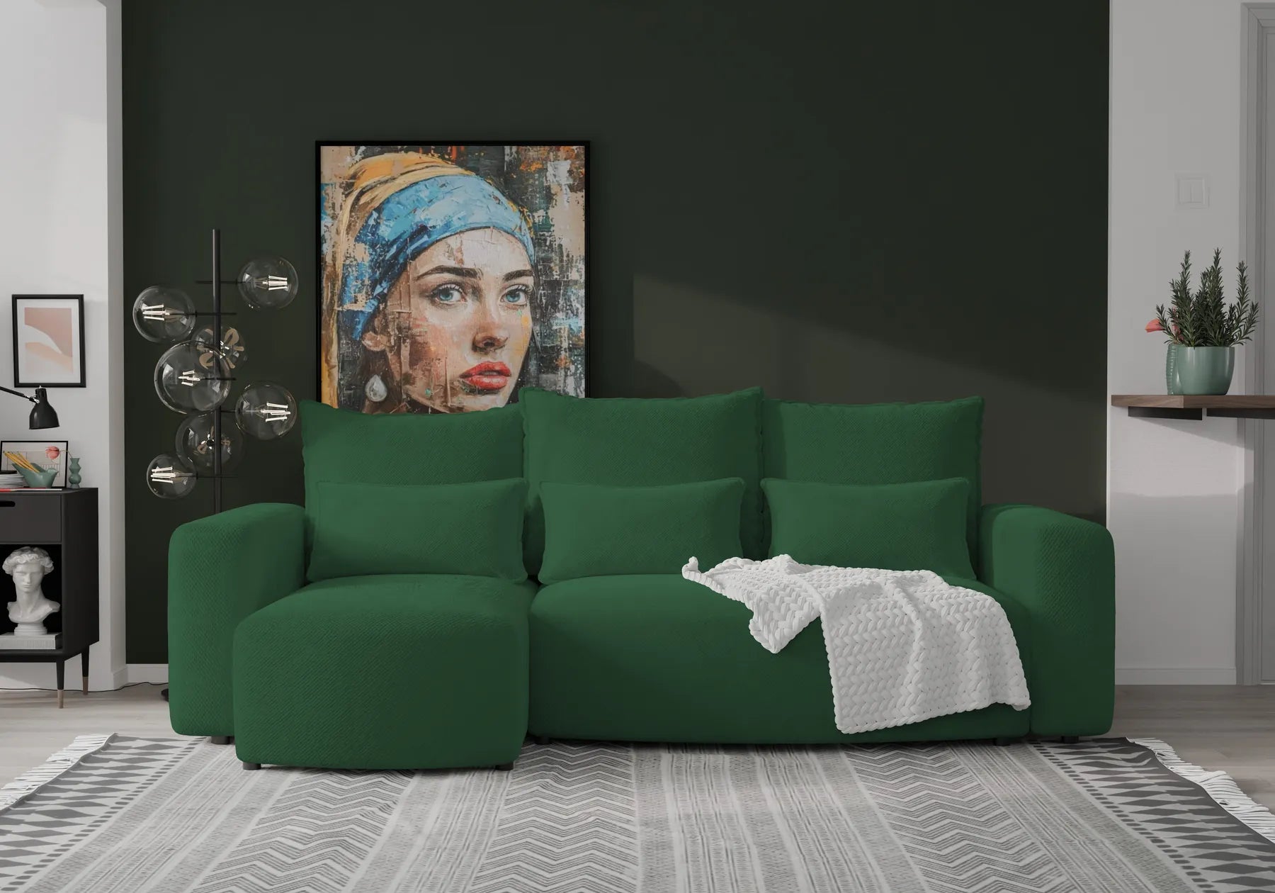 Ecksofa mit Schlaffunktion Travis Plush