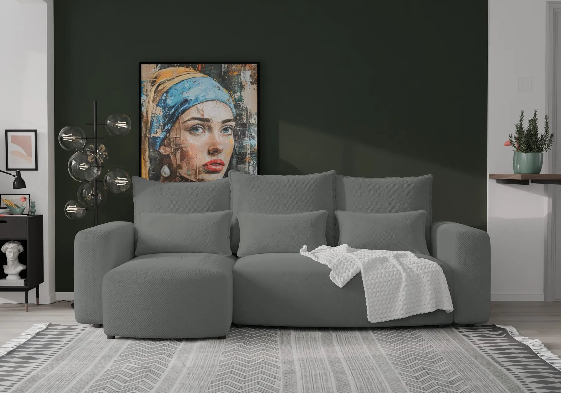 Ecksofa mit Schlaffunktion Travis Plush