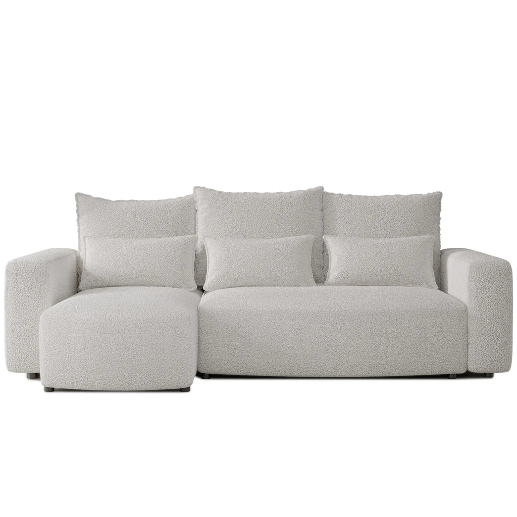 Ecksofa mit Schlaffunktion Travis Boucle