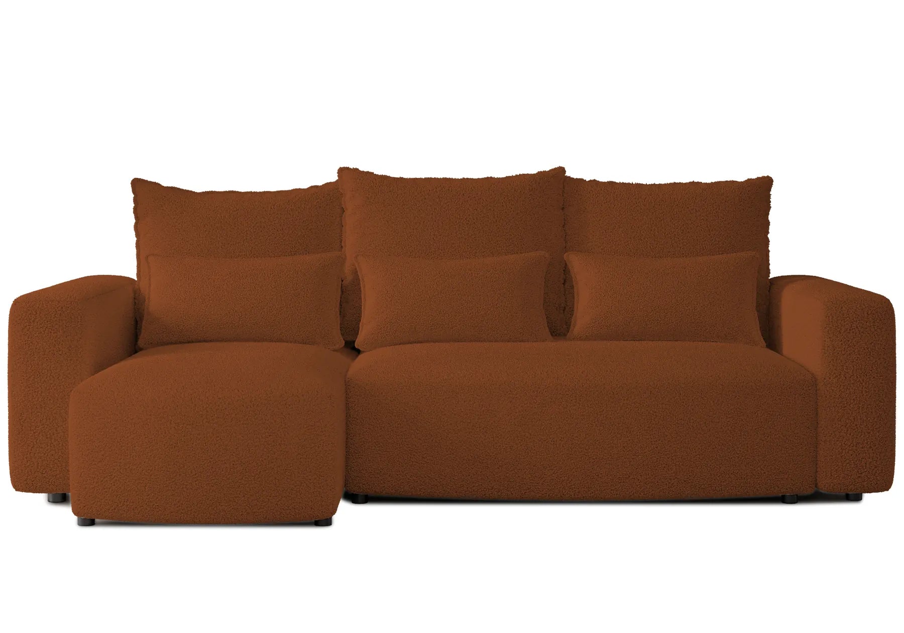 Ecksofa mit Schlaffunktion Travis Boucle