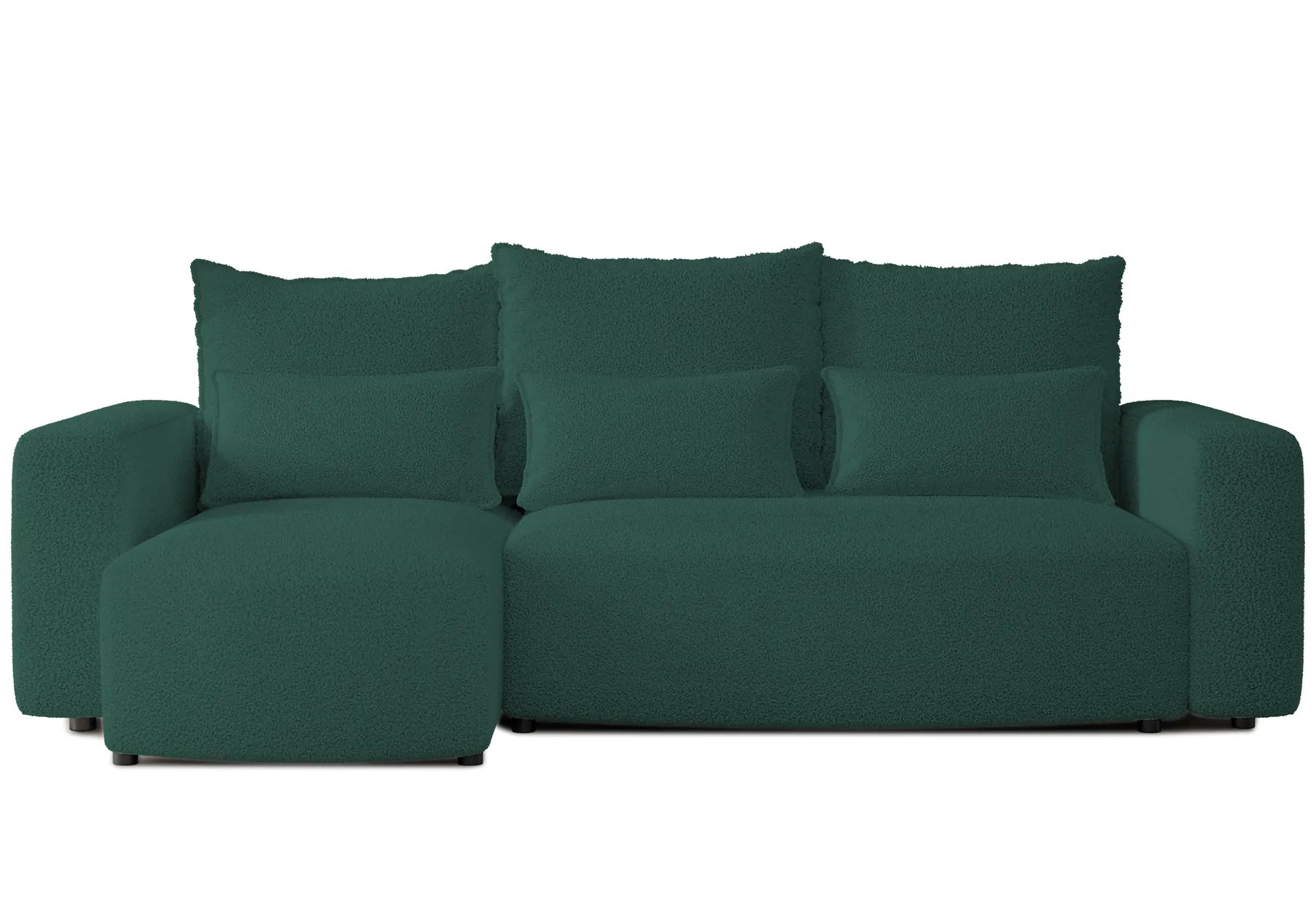 Ecksofa mit Schlaffunktion Travis Boucle