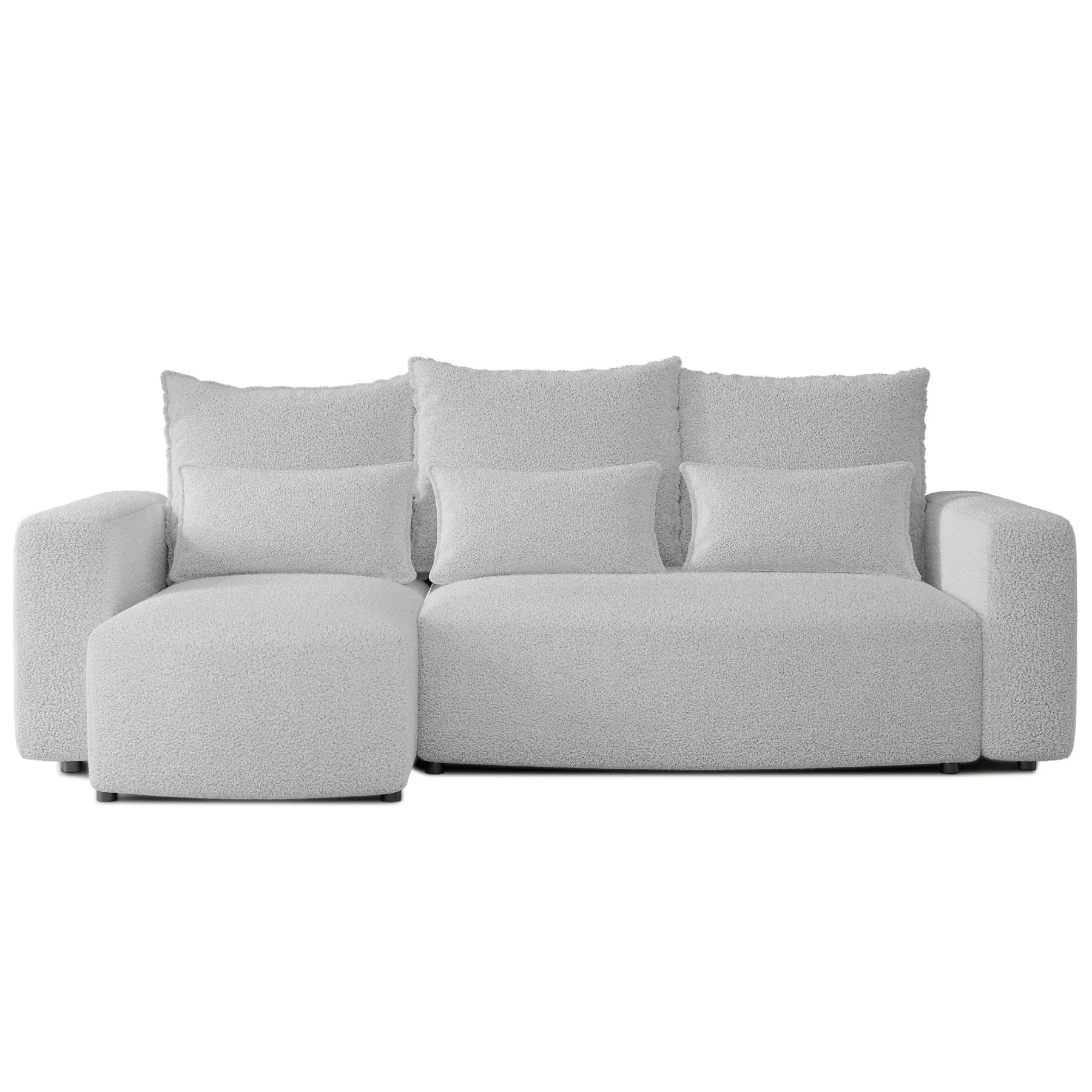 Ecksofa mit Schlaffunktion Travis Boucle