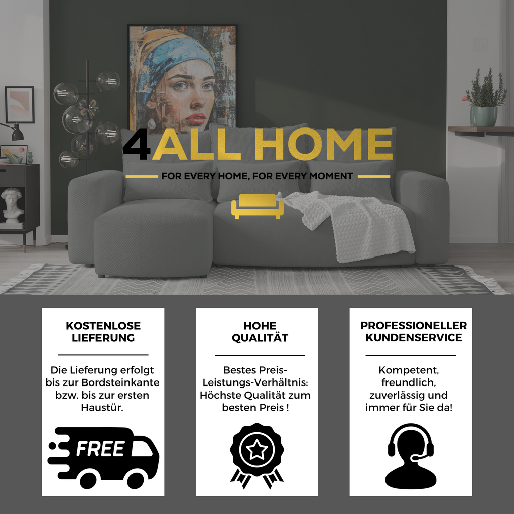 Ecksofa mit Schlaffunktion Travis Plush