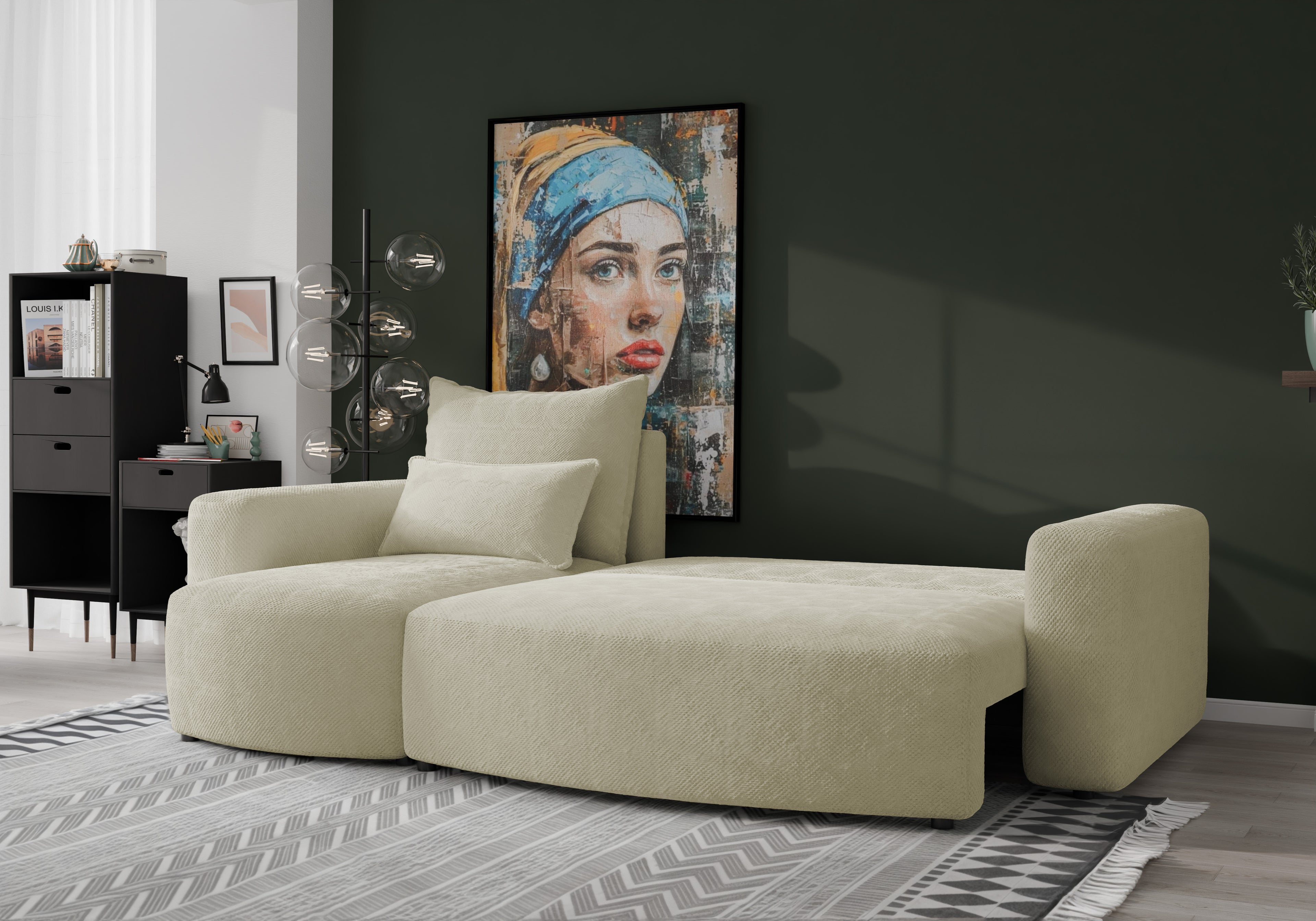 Ecksofa mit Schlaffunktion Travis Plush