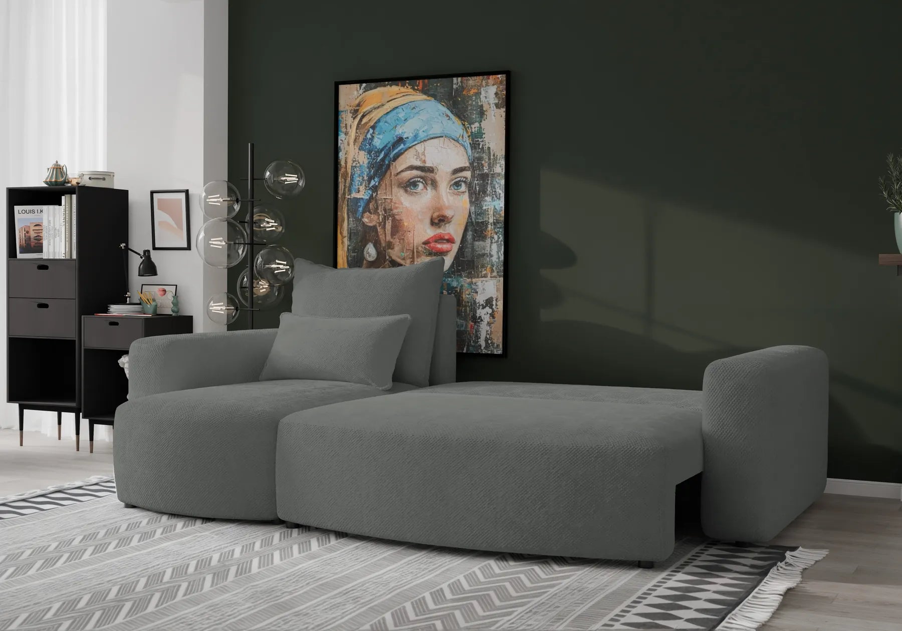 Ecksofa mit Schlaffunktion Travis Plush