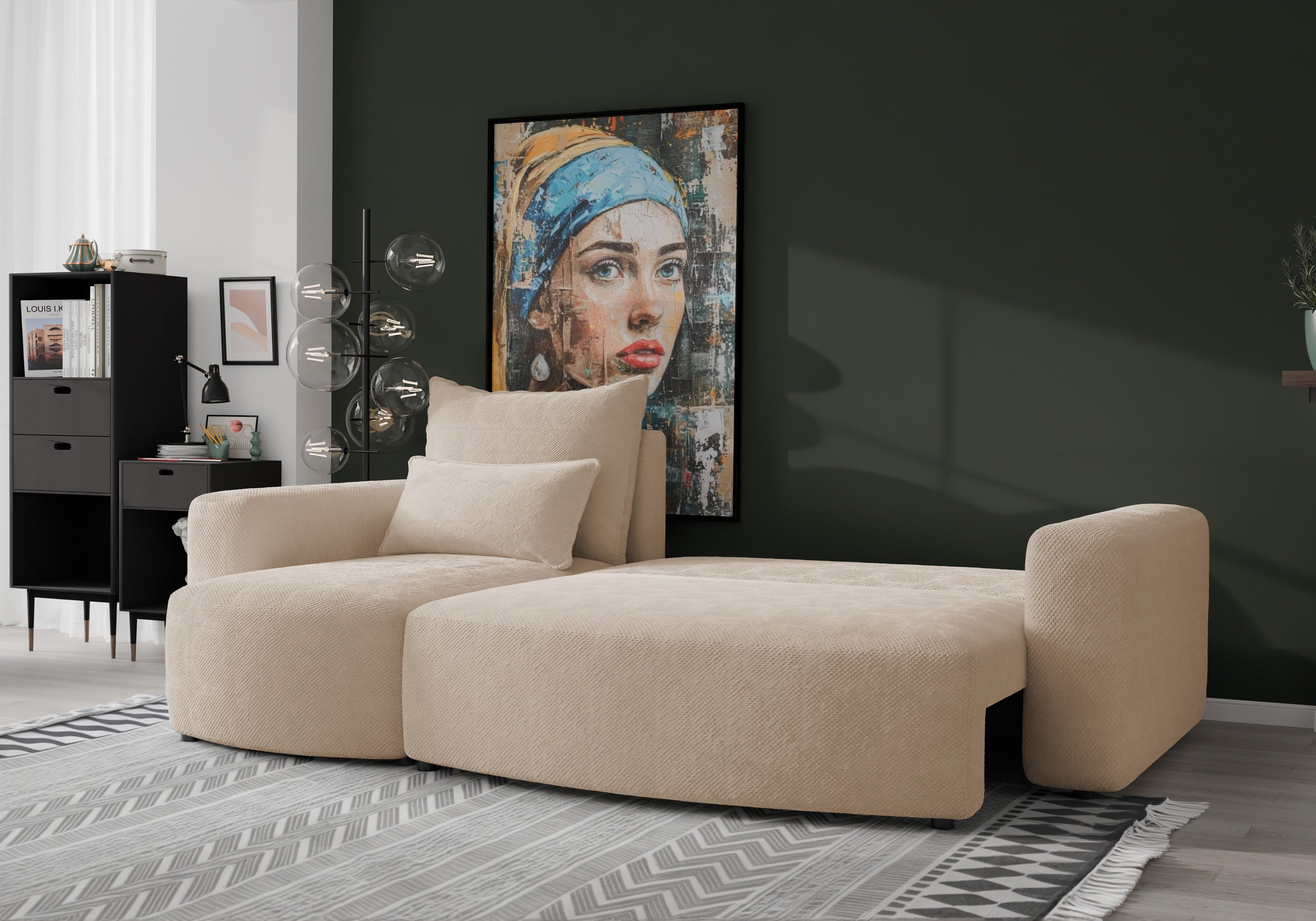 Ecksofa mit Schlaffunktion Travis Plush