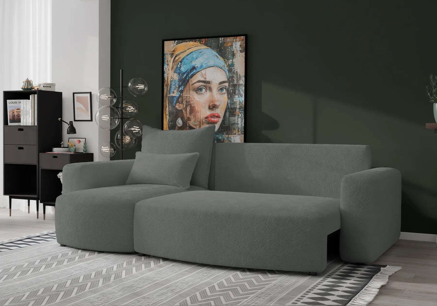 Ecksofa mit Schlaffunktion Travis Plush