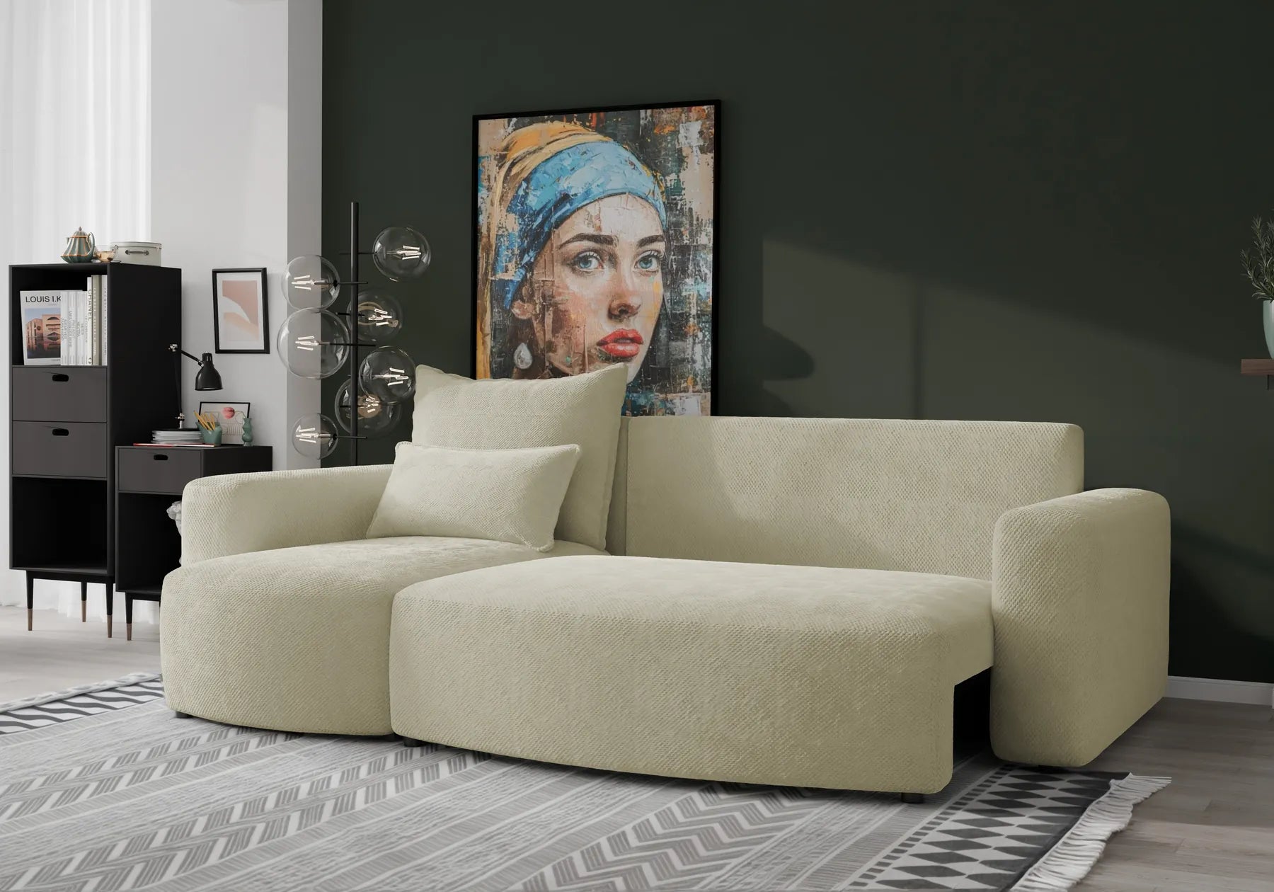 Ecksofa mit Schlaffunktion Travis Plush