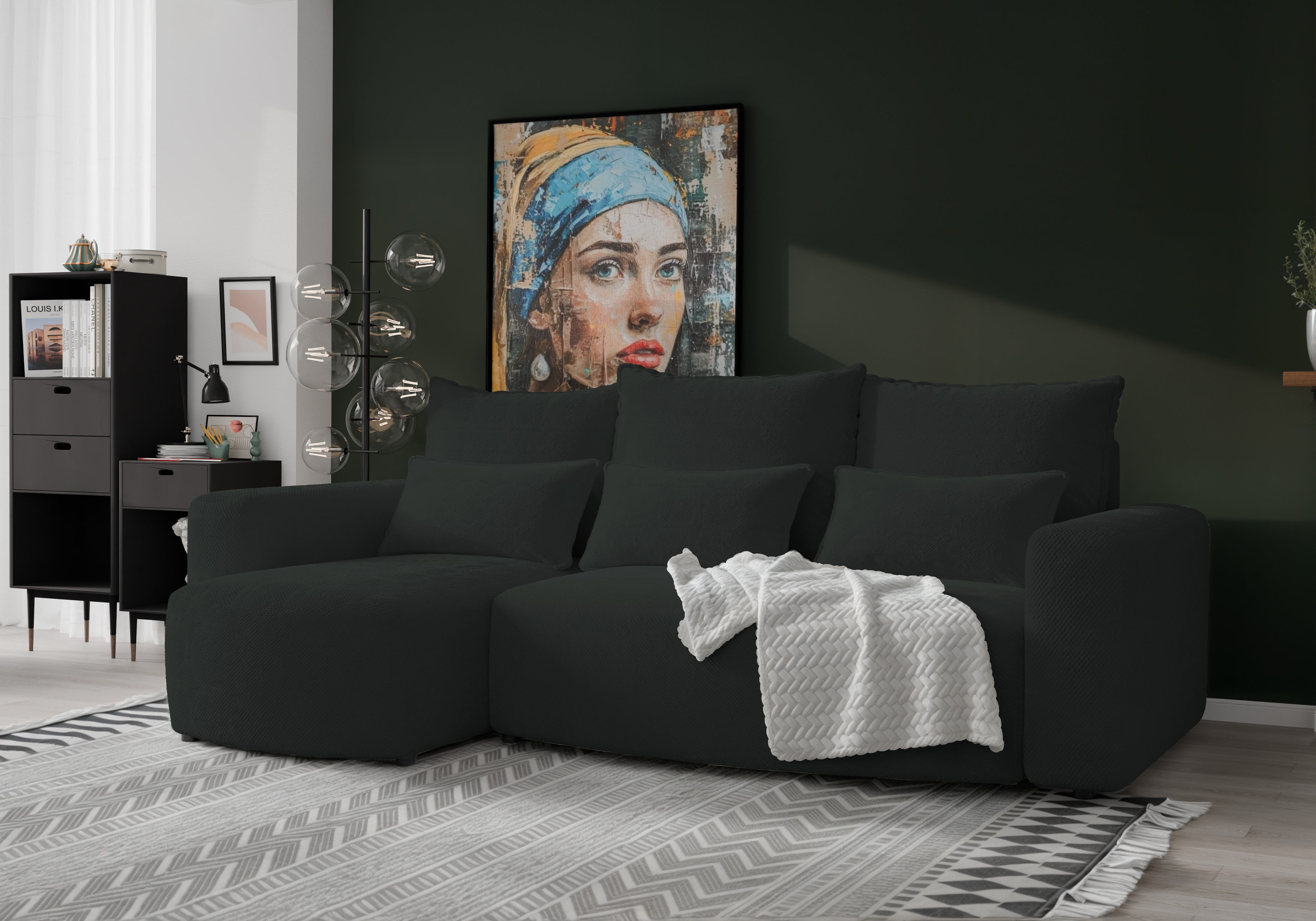 Ecksofa mit Schlaffunktion Travis Plush