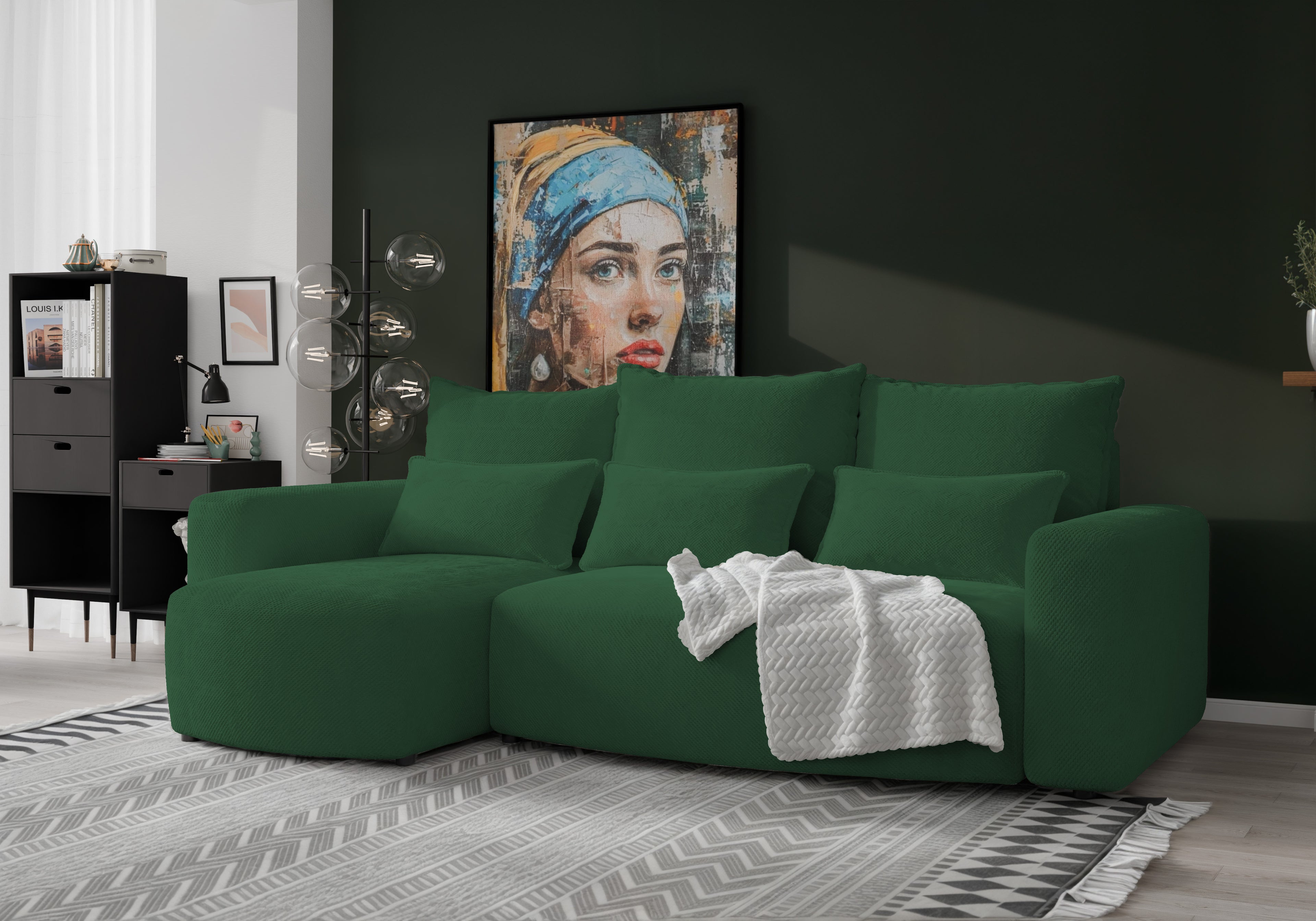 Ecksofa mit Schlaffunktion Travis Plush