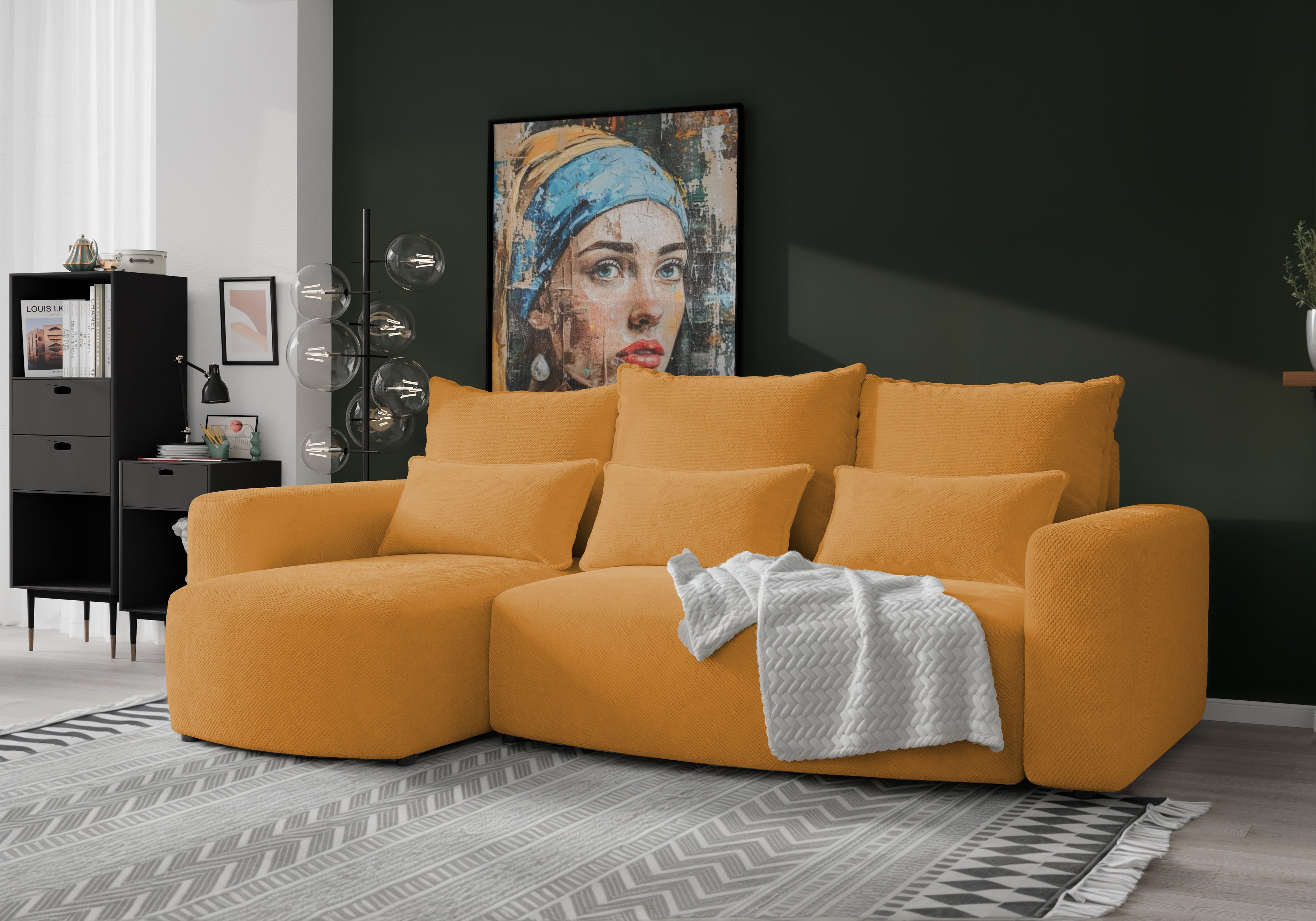 Ecksofa mit Schlaffunktion Travis Plush