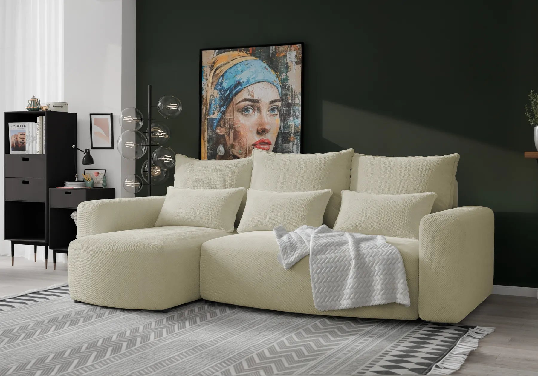 Ecksofa mit Schlaffunktion Travis Plush