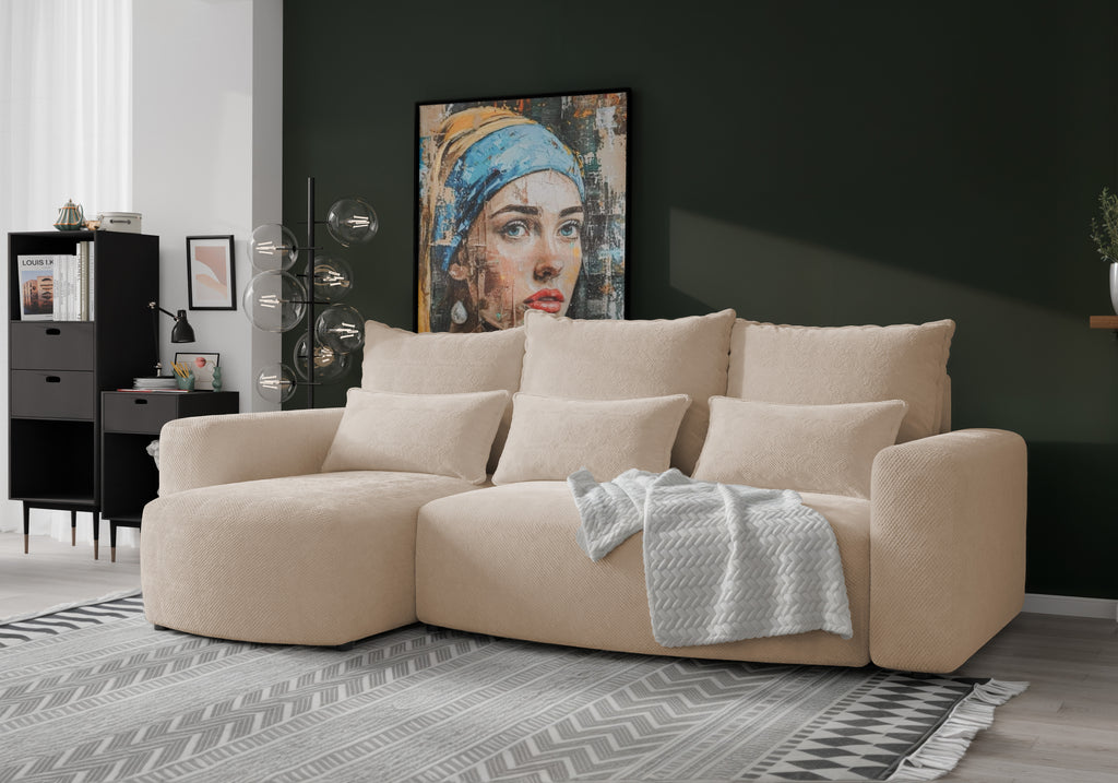 Ecksofa mit Schlaffunktion Travis Plush