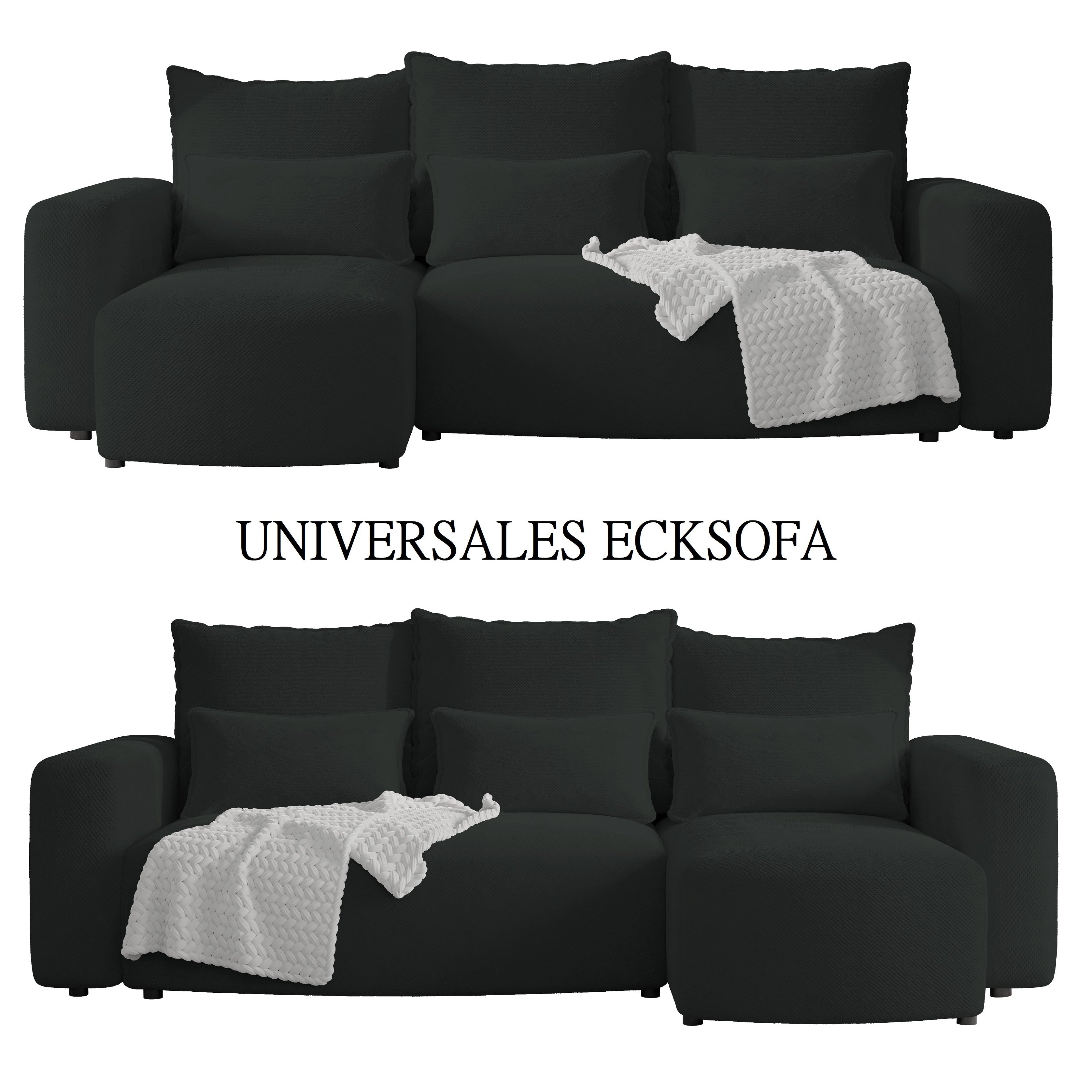 Ecksofa mit Schlaffunktion Travis Plush