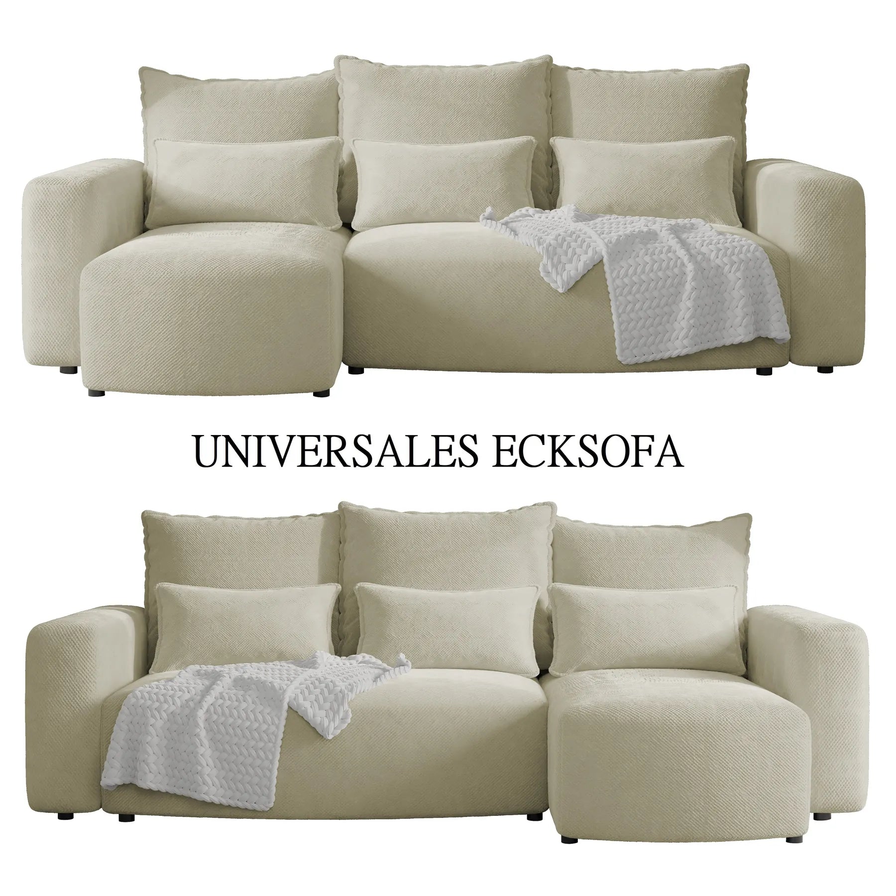 Ecksofa mit Schlaffunktion Travis Plush