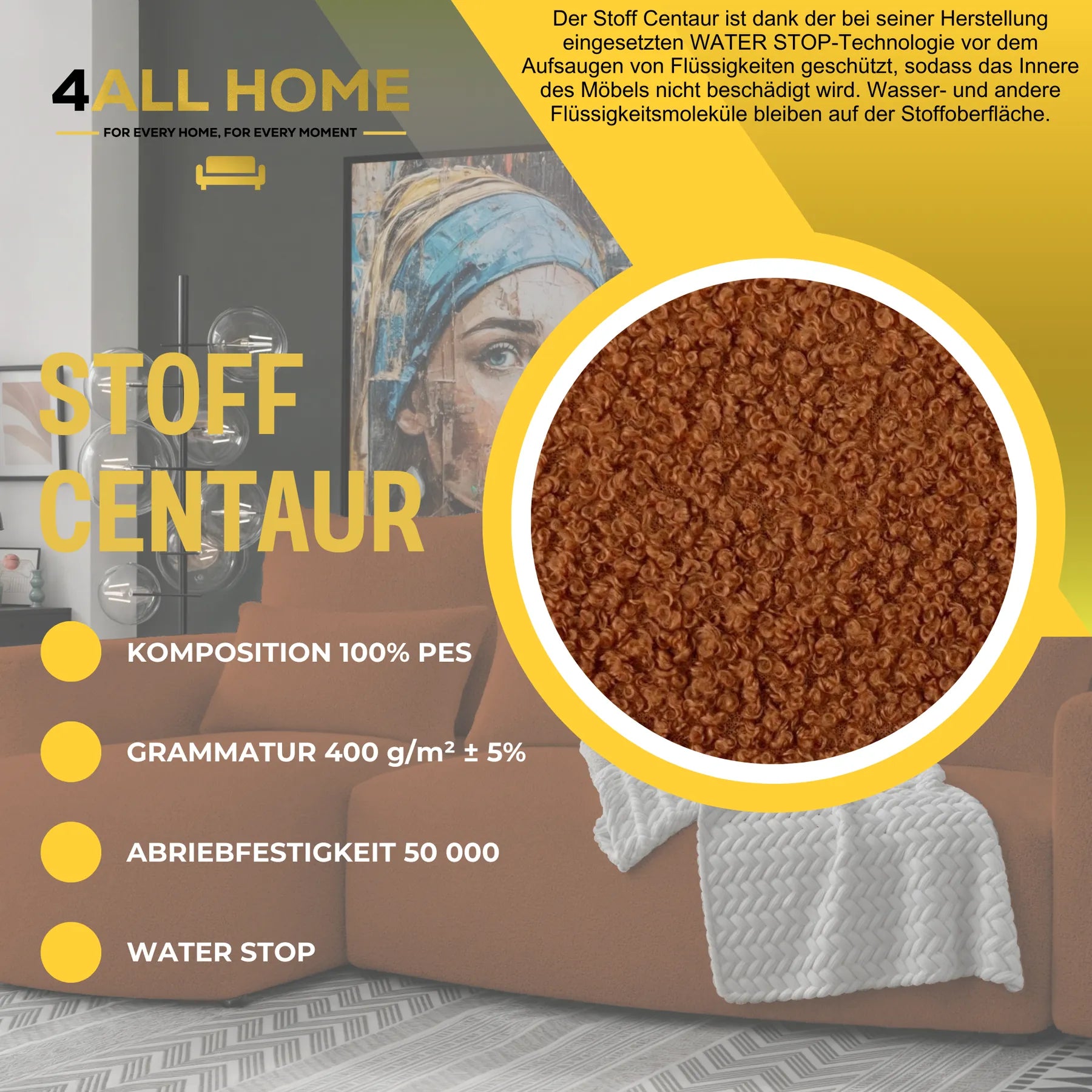 Ecksofa mit Schlaffunktion Travis Boucle