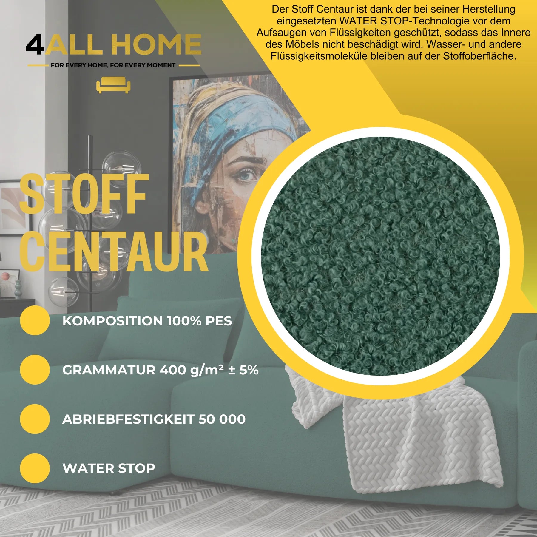 Ecksofa mit Schlaffunktion Travis Boucle