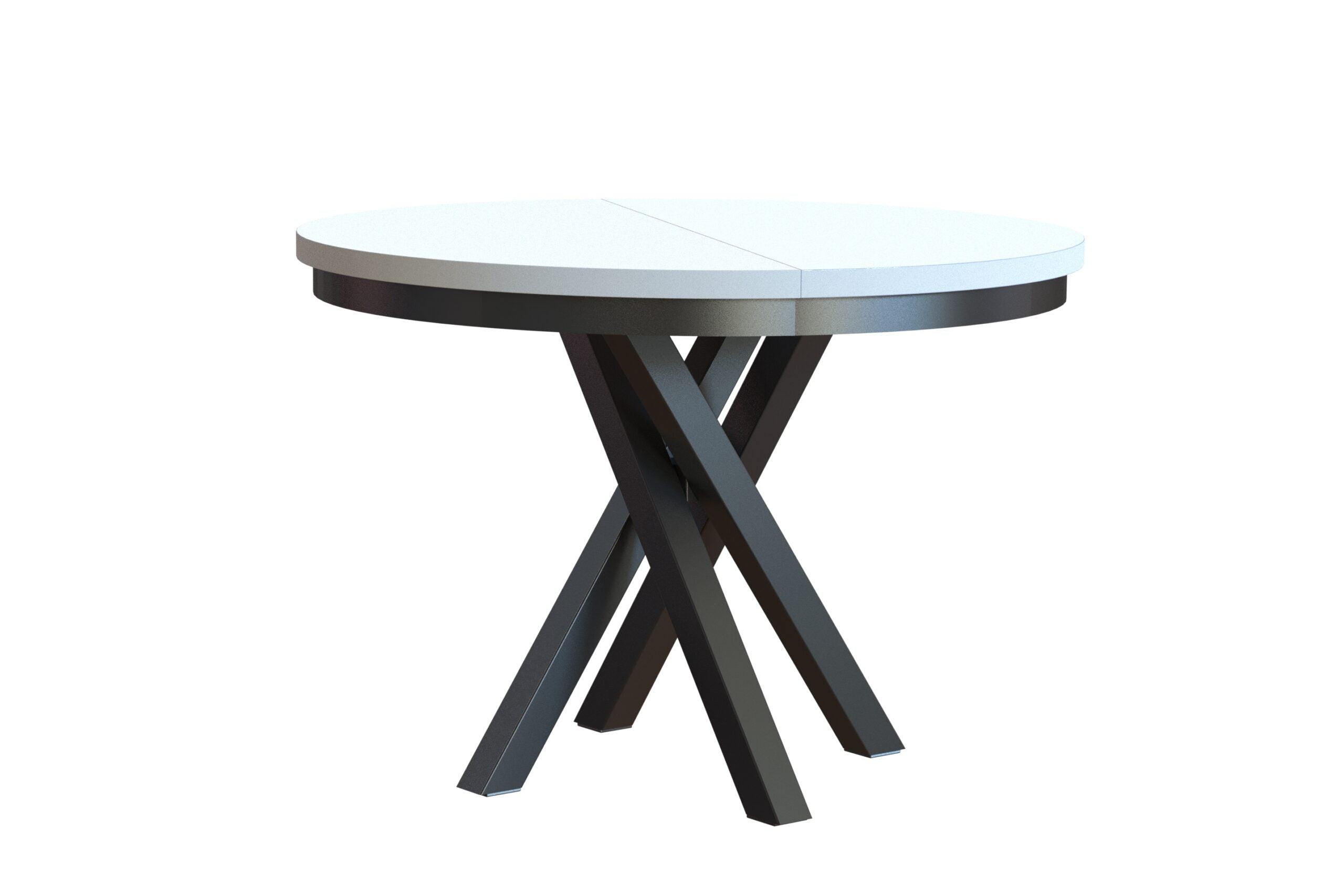 Esstisch Jezz Rund 100 cm - 1 zusätzliche Tischplatte