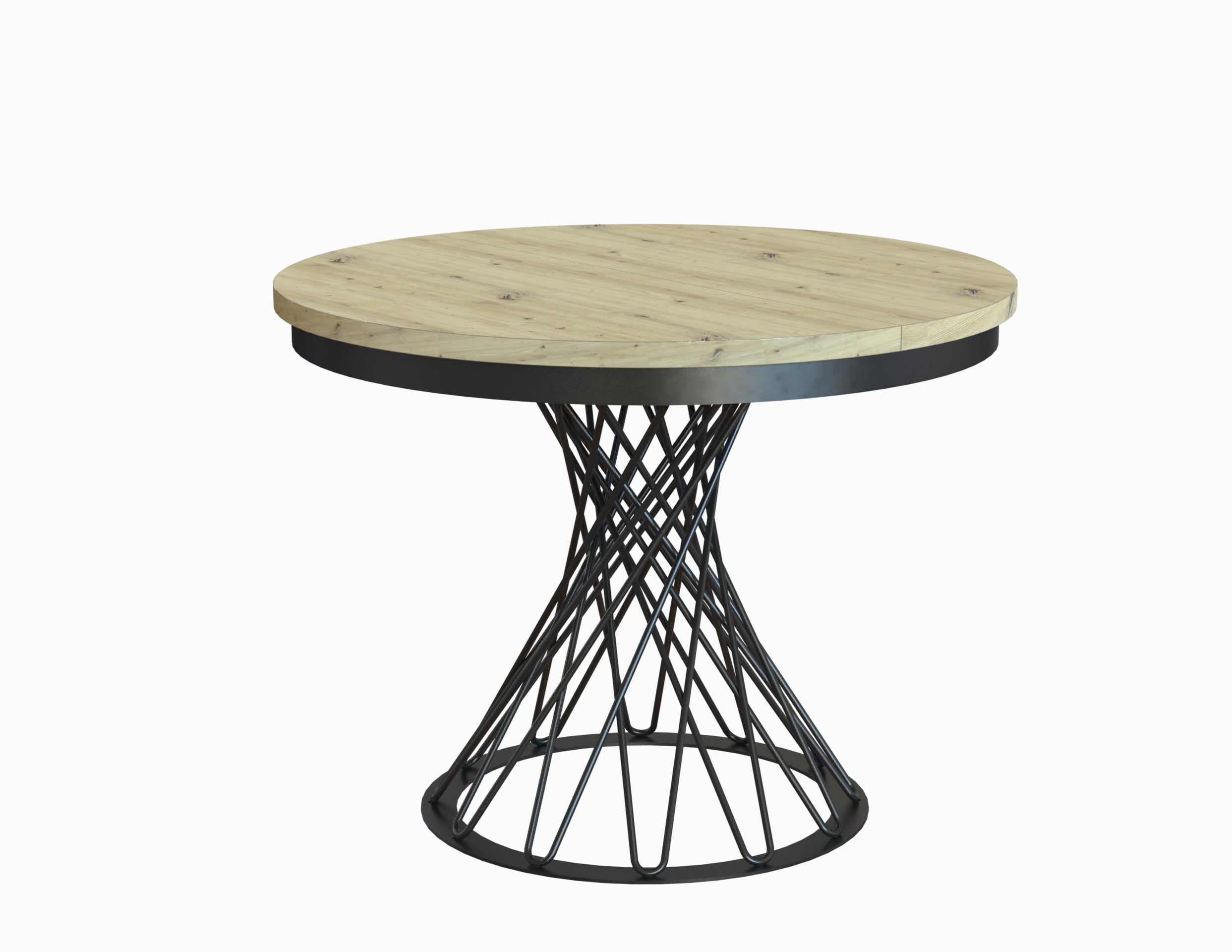 Esstisch Louis Rund 100 cm - 1 zusätzliche Tischplatte