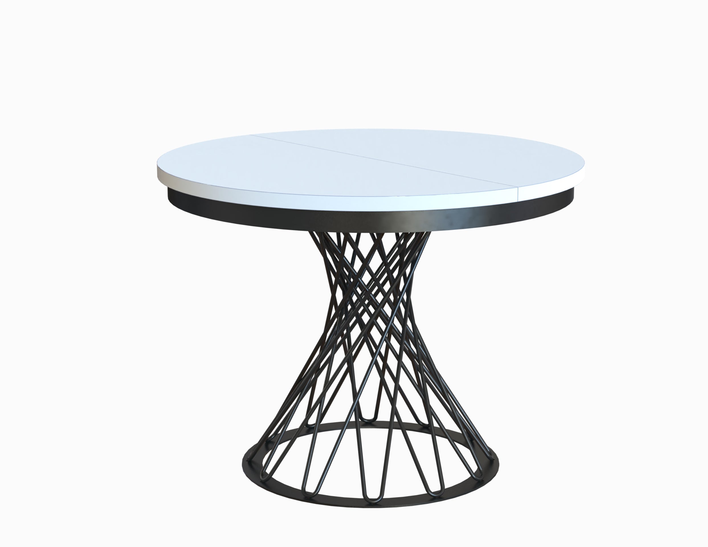 Esstisch Louis Rund 100 cm - 1 zusätzliche Tischplatte