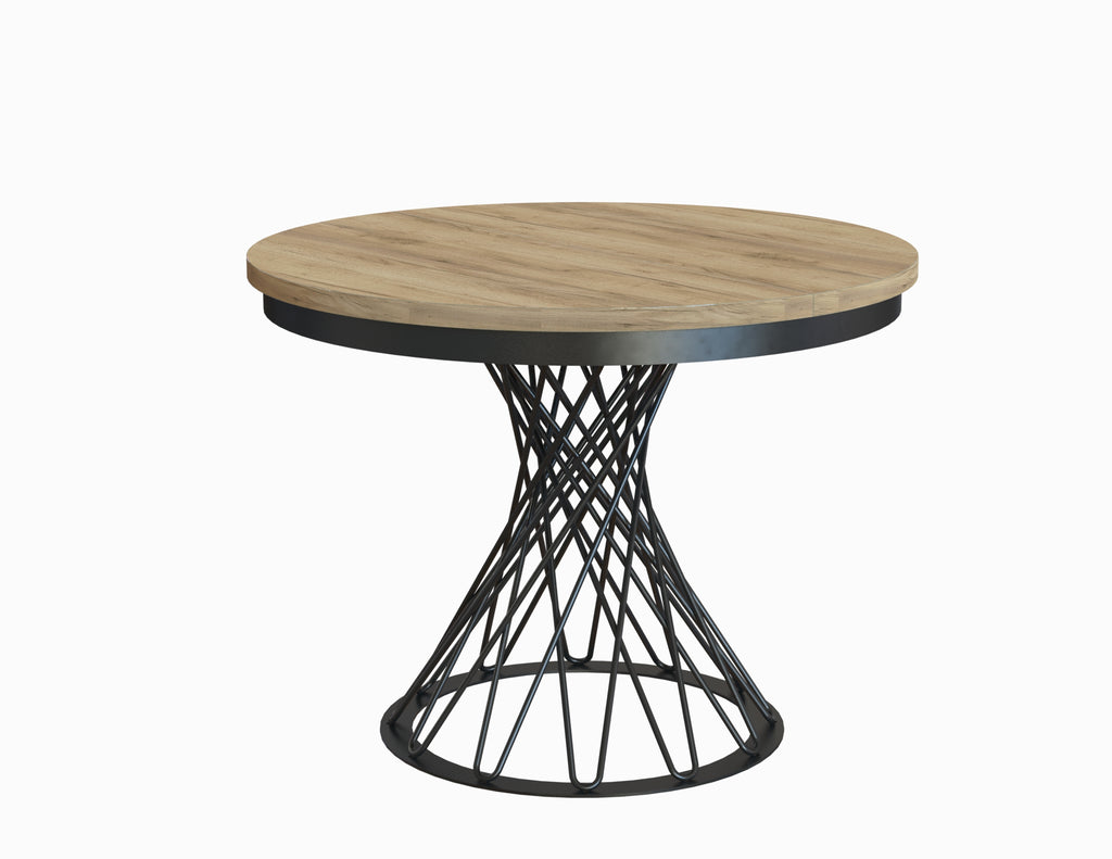 Esstisch Louis Rund 100 cm - 1 zusätzliche Tischplatte