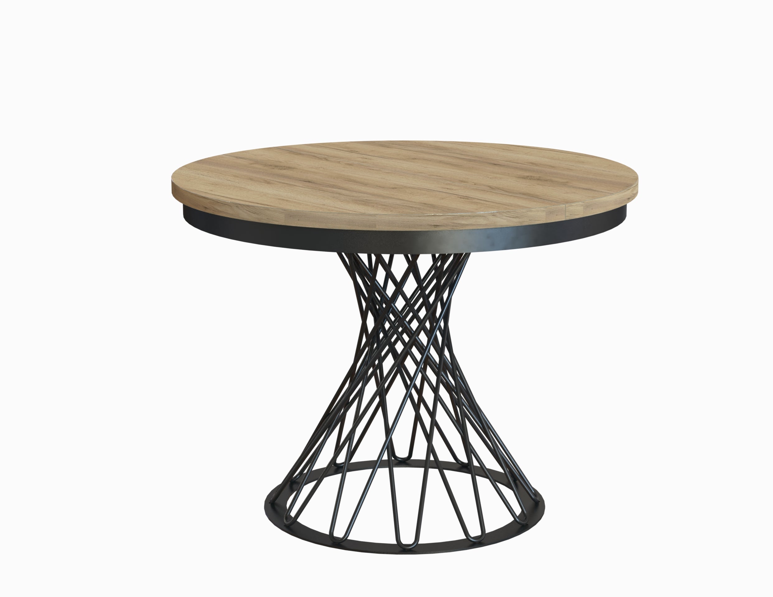 Esstisch Louis Rund 100 cm - 1 zusätzliche Tischplatte