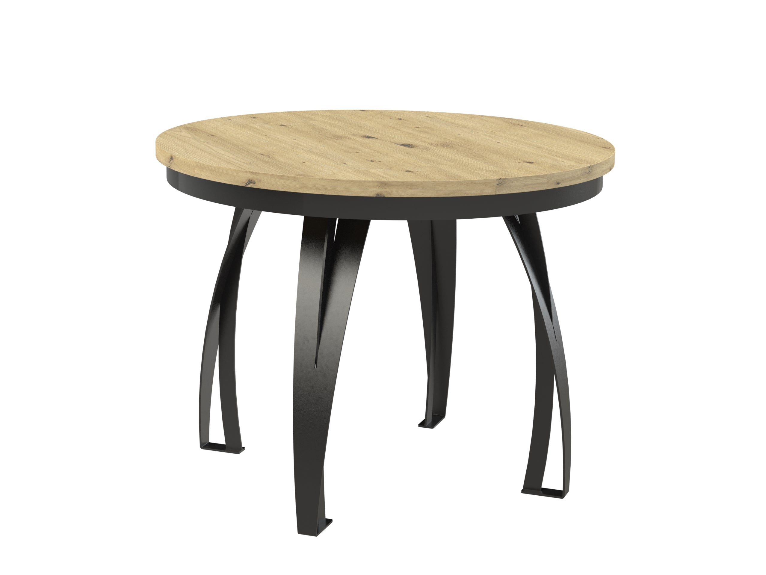 Esstisch Jango-N Rund 100 cm - 2 zusätzliche Tischplatten