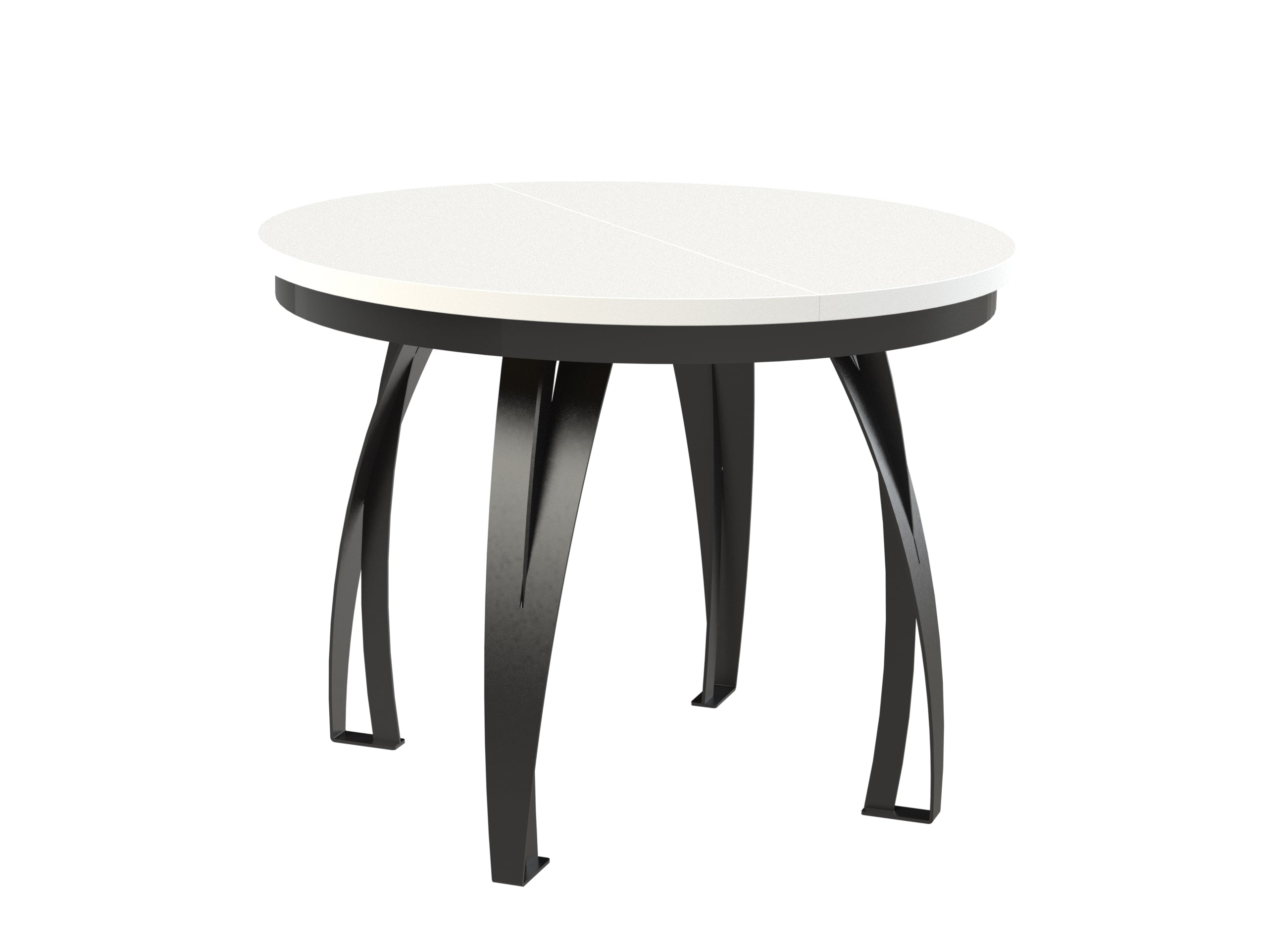 Esstisch Jango-N Rund 100 cm - 2 zusätzliche Tischplatten