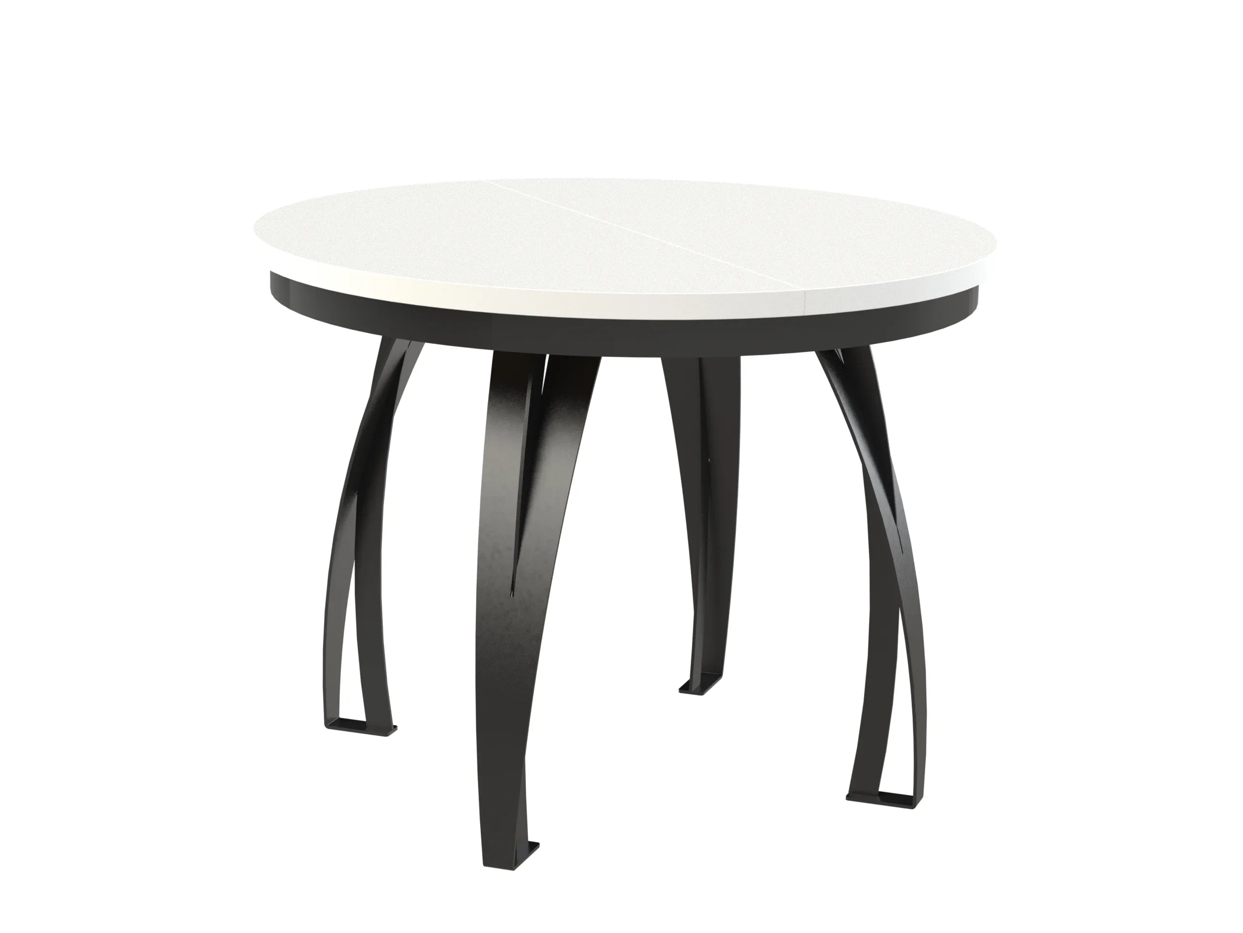 Esstisch Jango-N Rund 100 cm - 2 zusätzliche Tischplatten