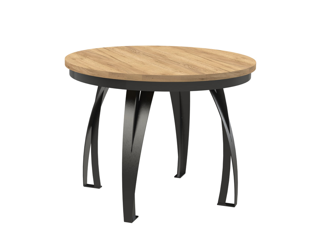 Esstisch Jango-N Rund 100 cm - 2 zusätzliche Tischplatten