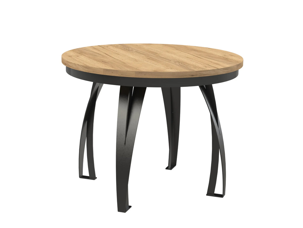 Esstisch Jango-N Rund 100 cm - 2 zusätzliche Tischplatten