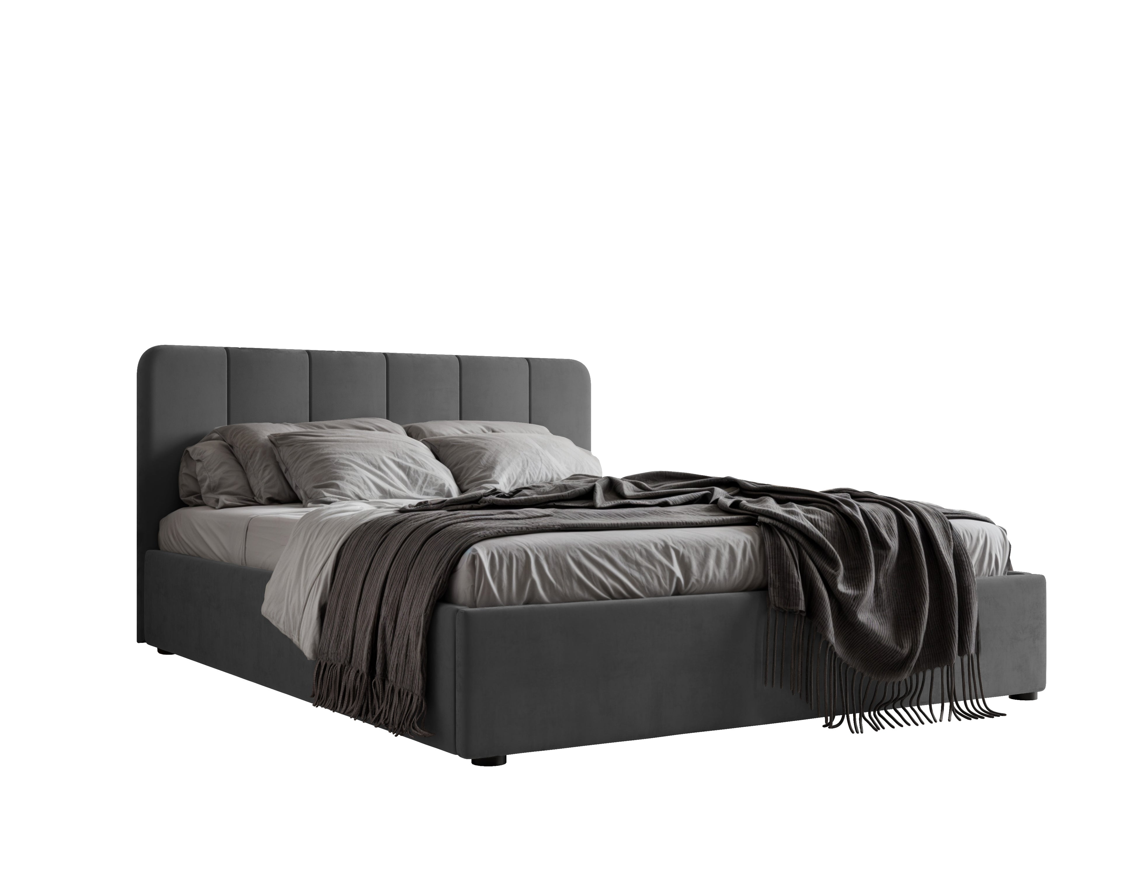 Polsterbett Calvin 140/160/180x200cm mit Bettkasten und Lattenrost