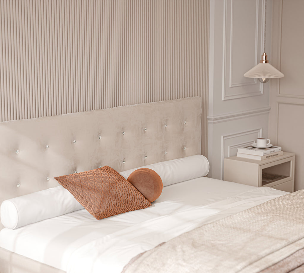 Polsterbett Kiki 140/160/180x200cm mit Bettkasten und Lattenrost