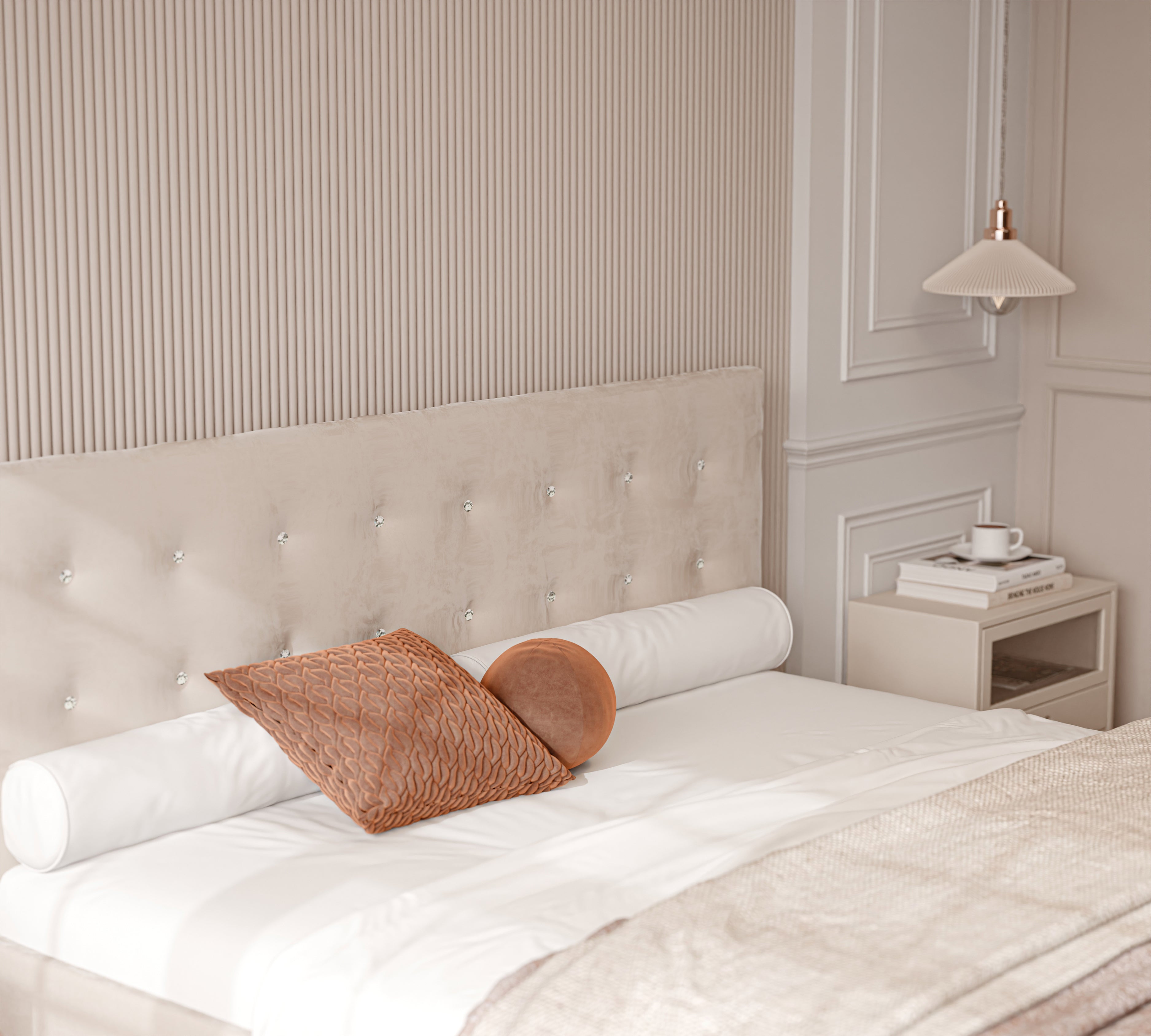 Polsterbett Kiki 140/160/180x200cm mit Bettkasten und Lattenrost