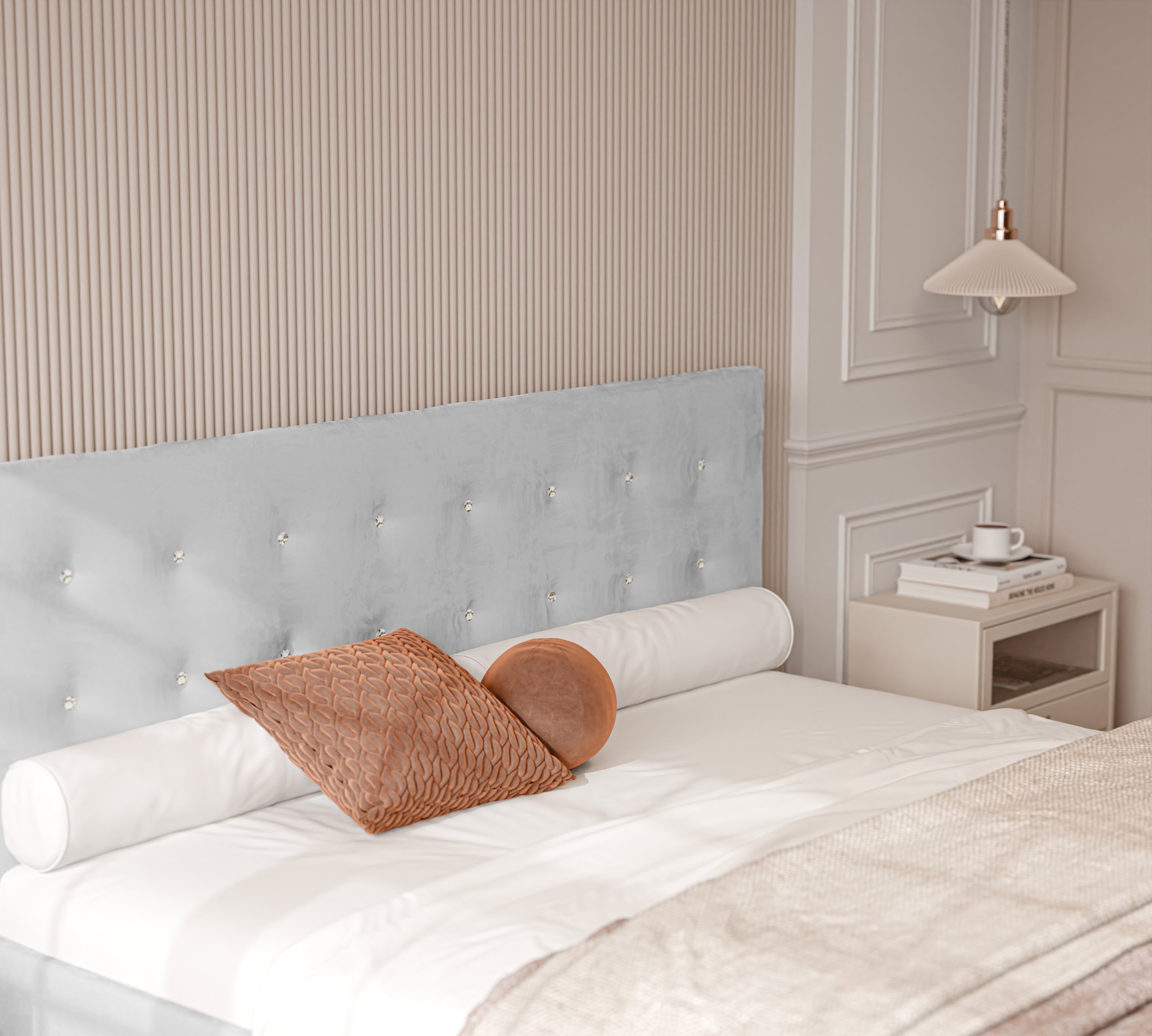 Polsterbett Kiki 140/160/180x200cm mit Bettkasten und Lattenrost