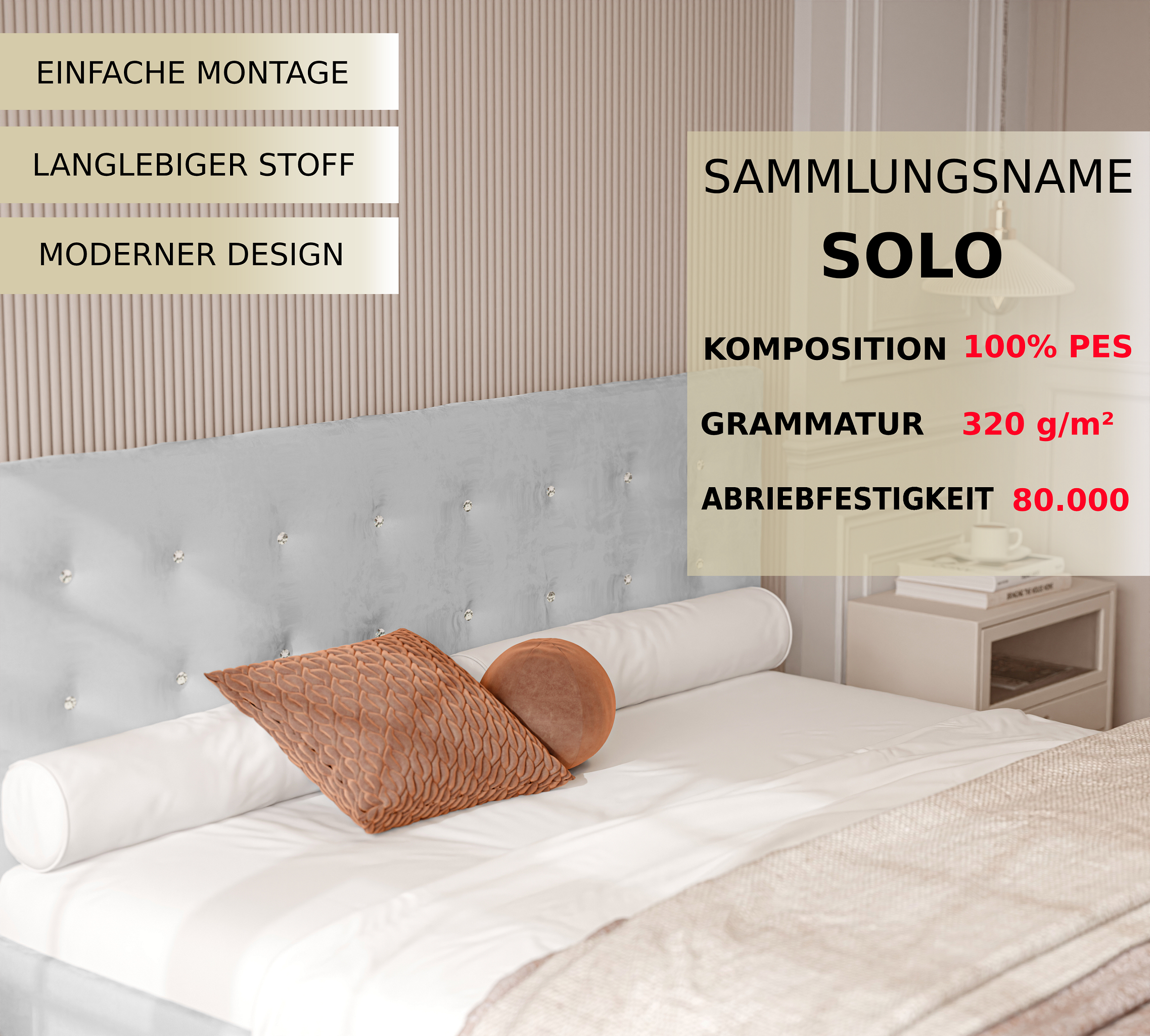 Polsterbett Kiki 140/160/180x200cm mit Bettkasten und Lattenrost