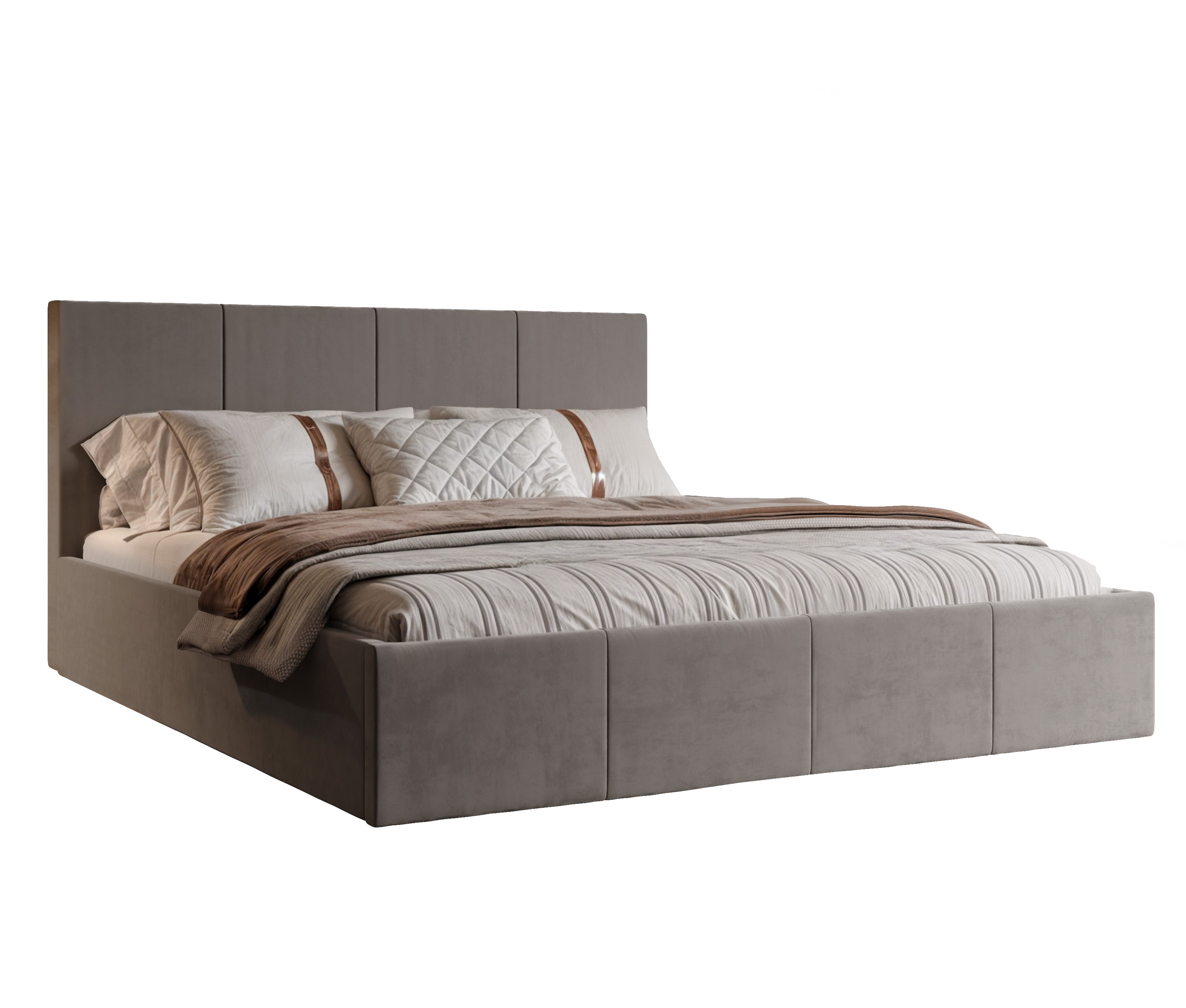 Polsterbett Killy 140/160/180x200cm mit Bettkasten und Lattenrost