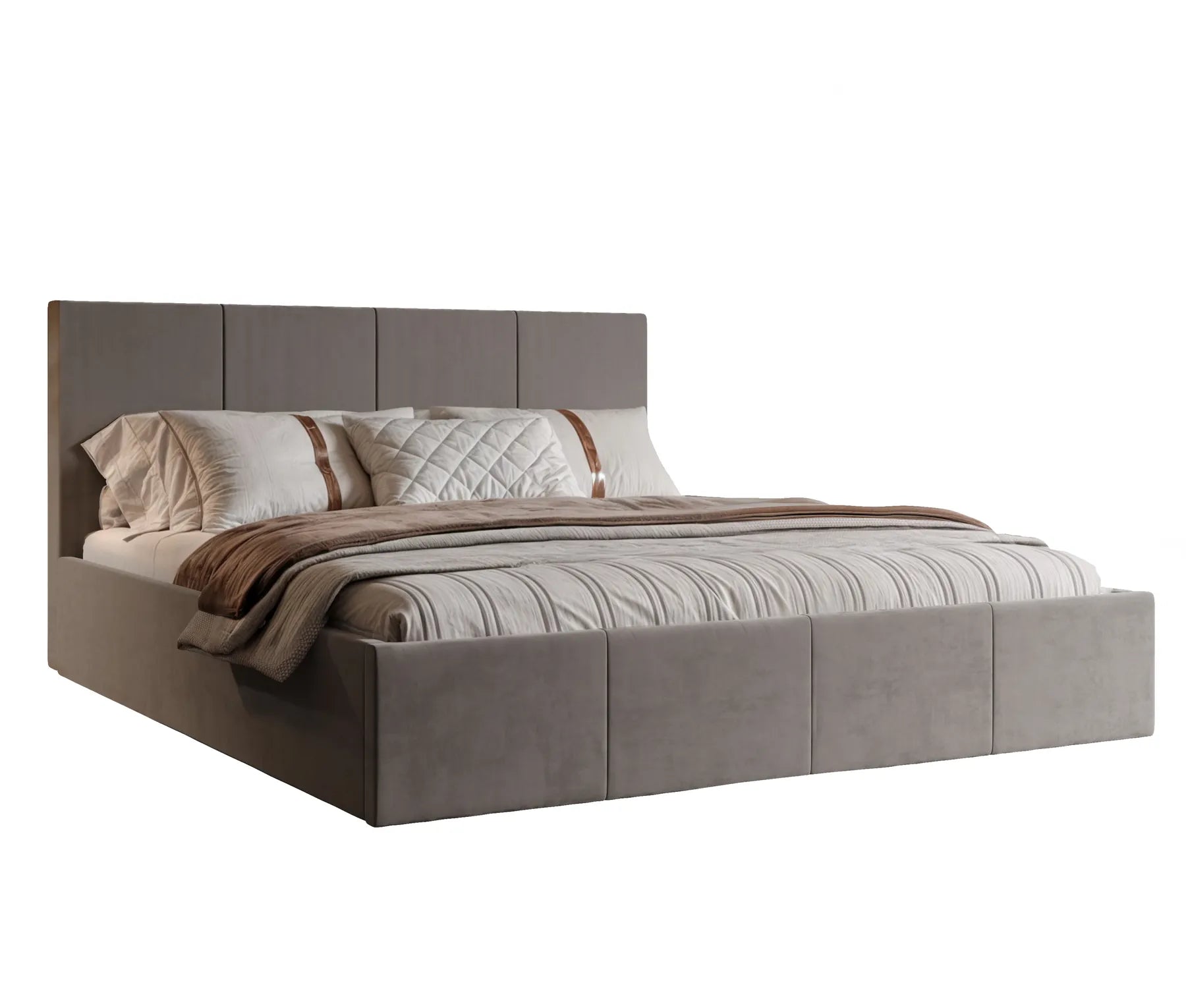 Polsterbett Killy 140/160/180x200cm mit Bettkasten und Lattenrost
